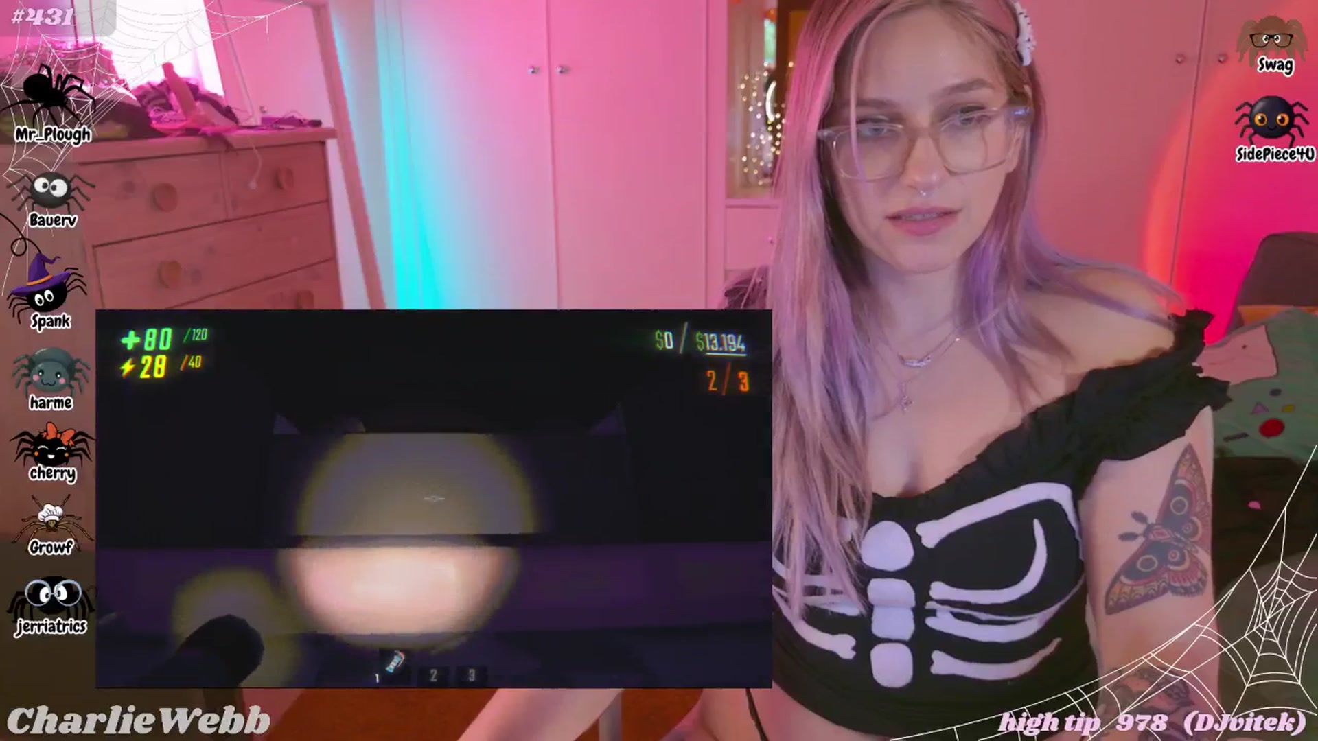 Gallery image thumbnail from CharlieWebb's myfreecams stream on, 10/26/2025, 08:54 image 12 of 20
