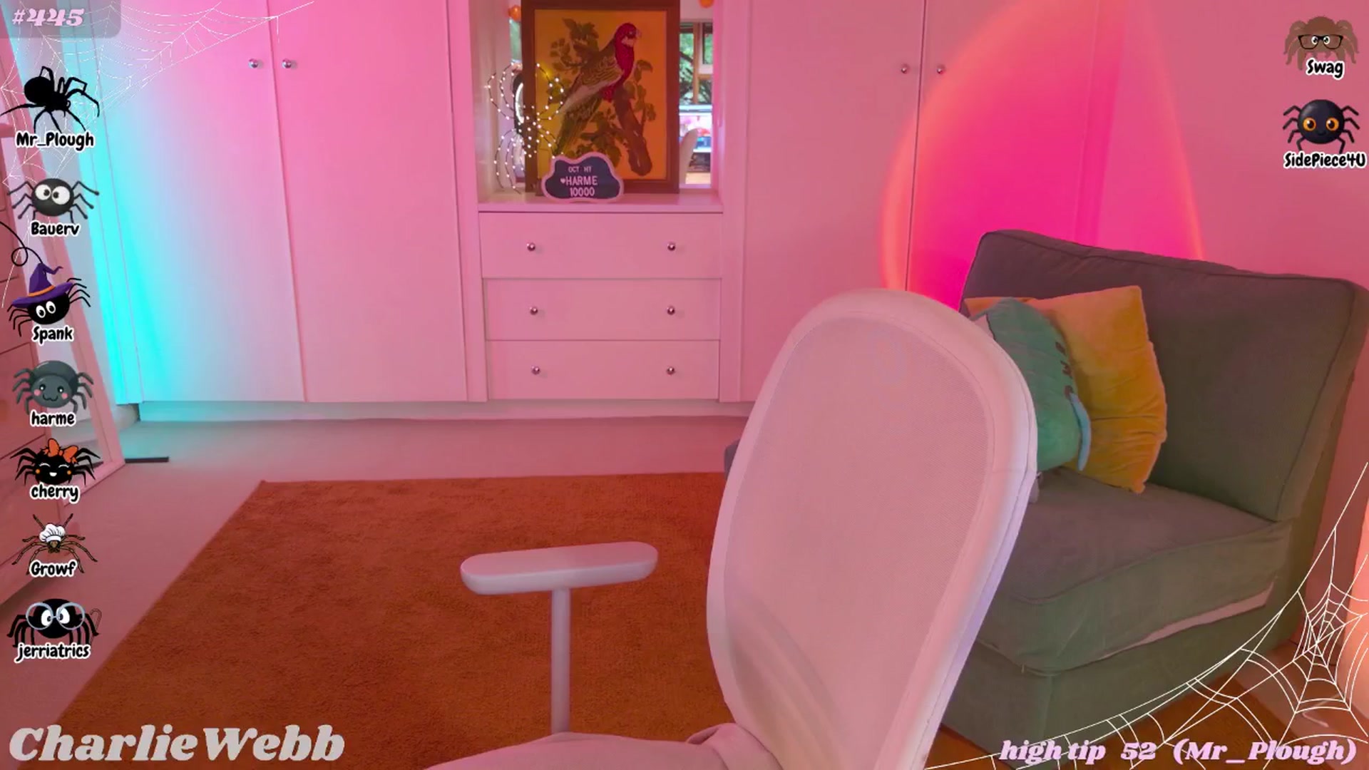 Gallery image thumbnail from CharlieWebb's myfreecams stream on, 10/26/2025, 08:54 image 3 of 20