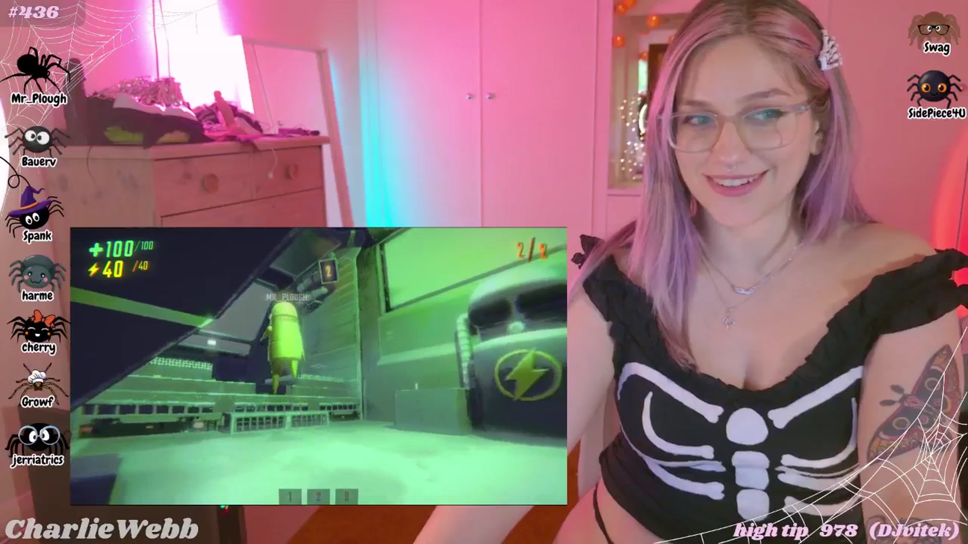Gallery image thumbnail from CharlieWebb's myfreecams stream on, 10/26/2025, 08:54 image 7 of 20