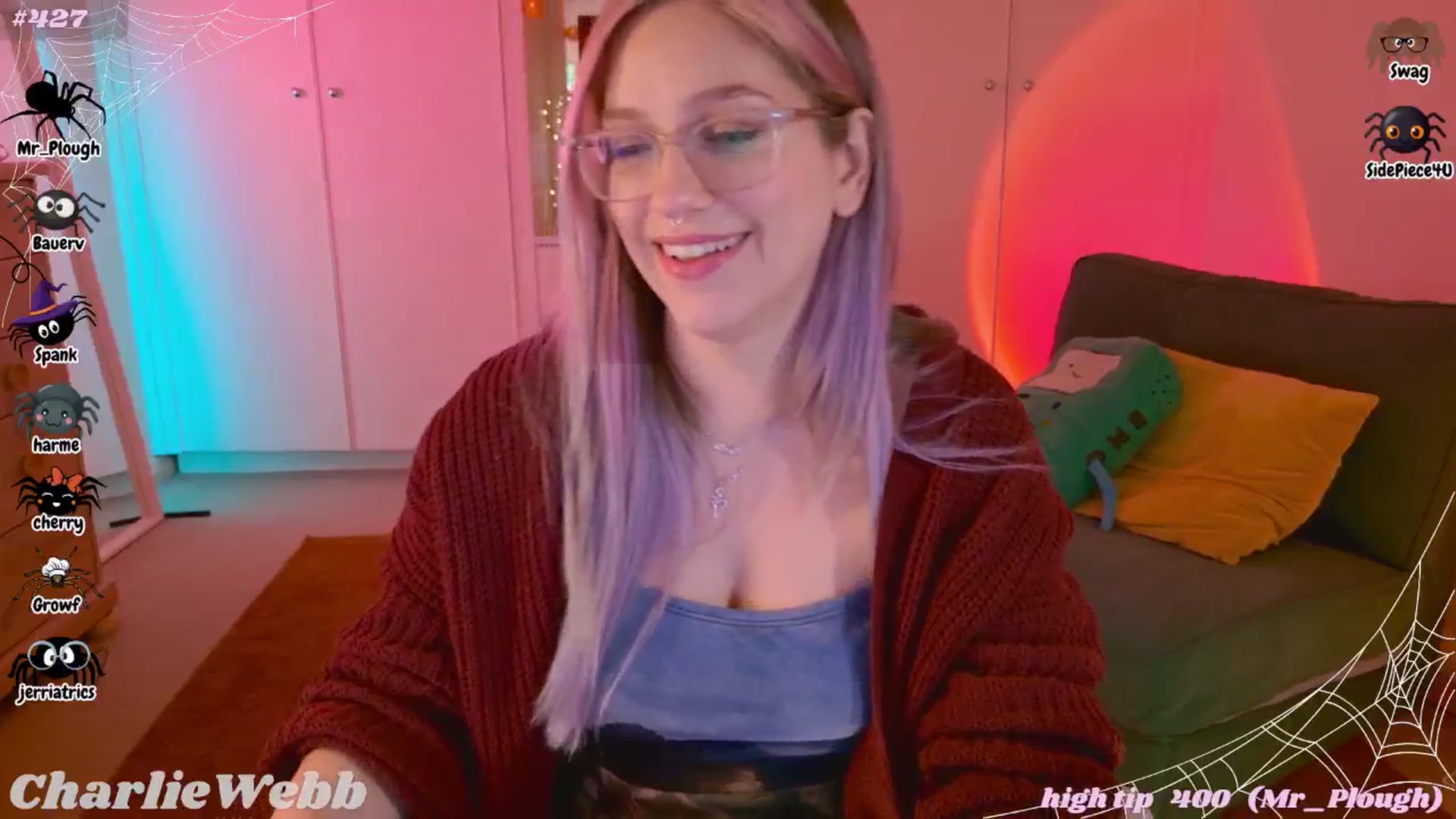 Gallery image thumbnail from CharlieWebb's myfreecams stream on, 10/27/2025, 01:50 image 13 of 20