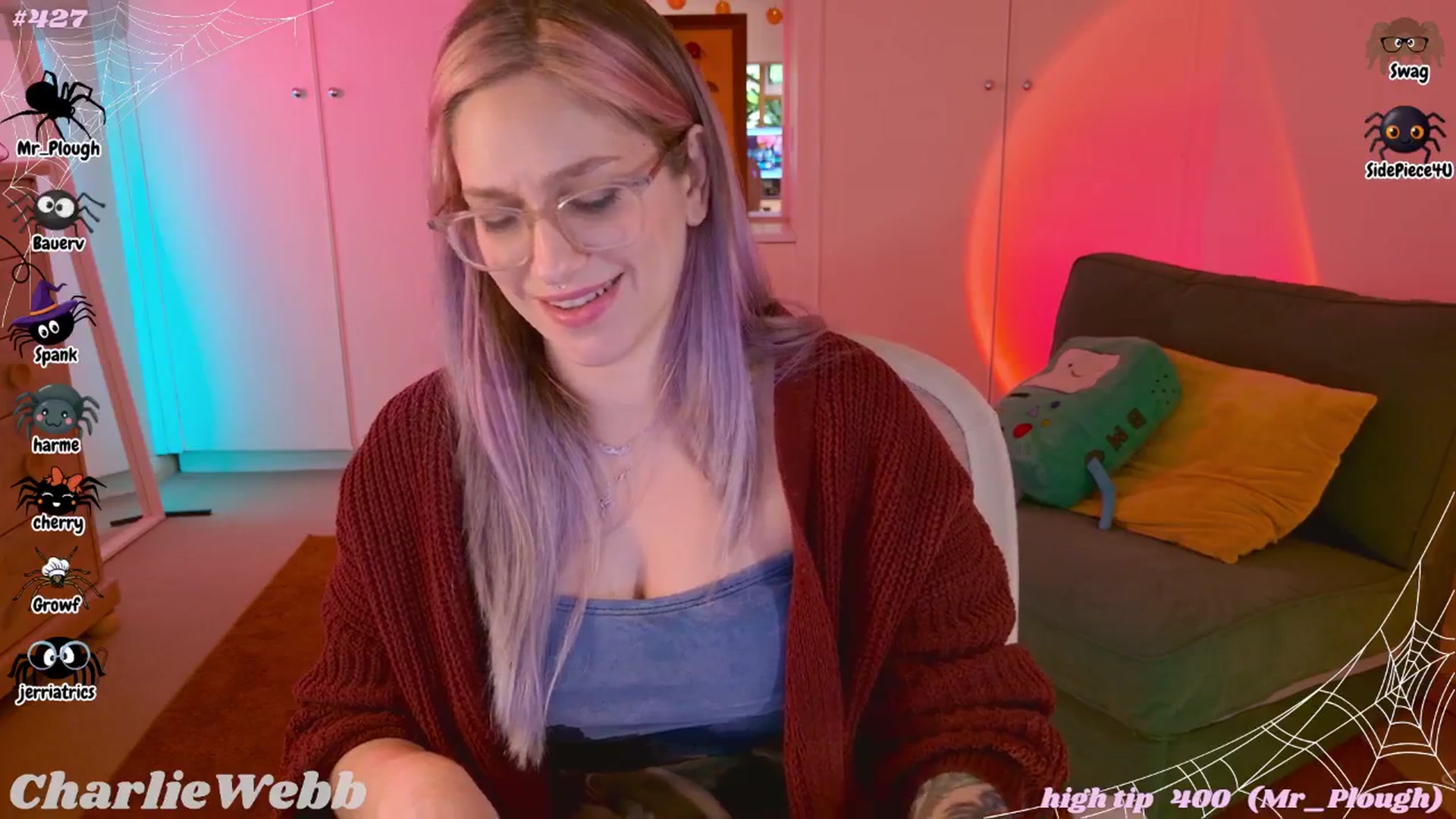 Gallery image thumbnail from CharlieWebb's myfreecams stream on, 10/27/2025, 01:50 image 15 of 20