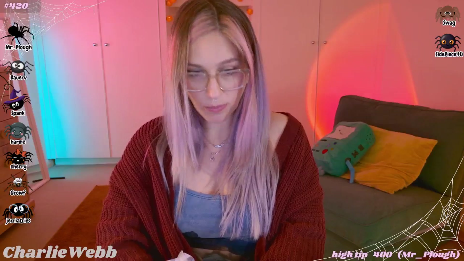 Gallery image thumbnail from CharlieWebb's myfreecams stream on, 10/27/2025, 02:55 image 2 of 20
