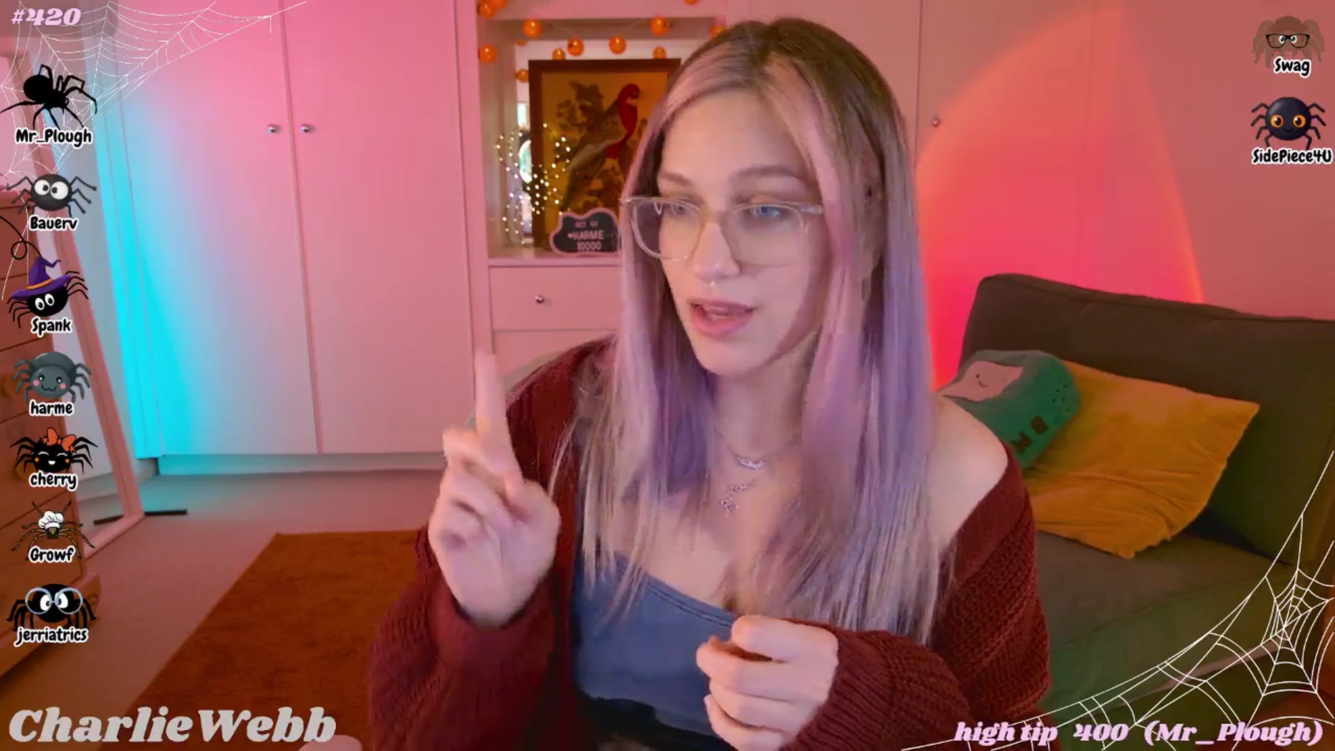 Gallery image thumbnail from CharlieWebb's myfreecams stream on, 10/27/2025, 02:55 image 12 of 20