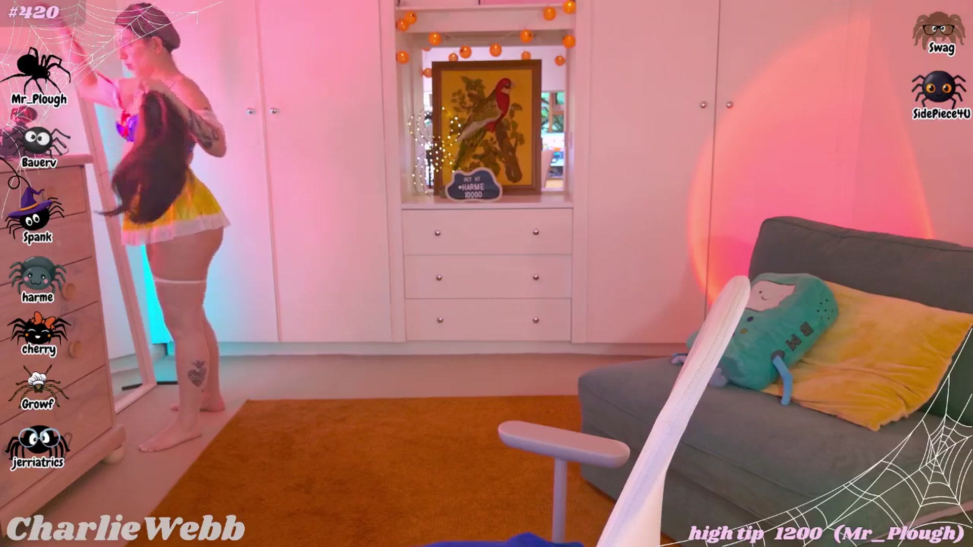 Gallery image thumbnail from CharlieWebb's myfreecams stream on, 10/28/2025, 08:27 image 16 of 20