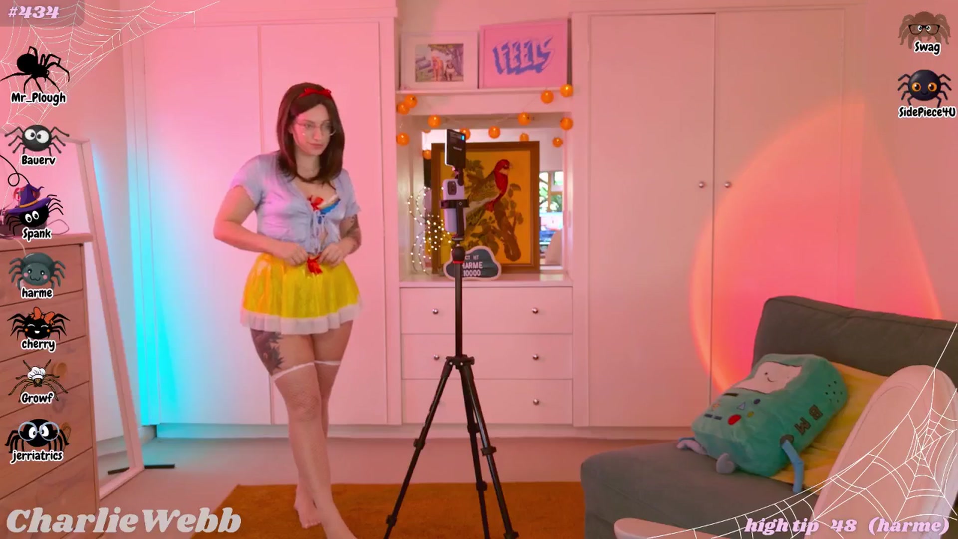 Gallery image thumbnail from CharlieWebb's myfreecams stream on, 10/28/2025, 08:27 image 5 of 20