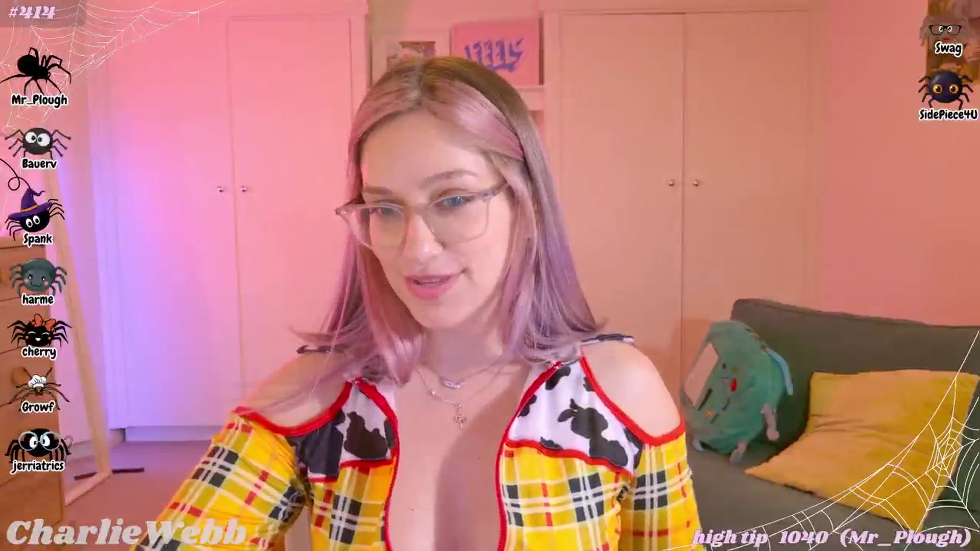 Gallery image thumbnail from CharlieWebb's myfreecams stream on, 10/31/2025, 06:33 image 10 of 20
