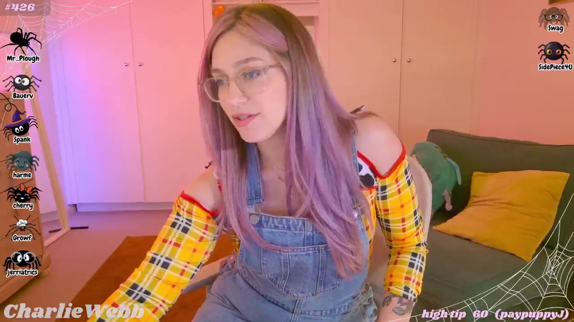 Gallery image thumbnail from CharlieWebb's myfreecams stream on, 10/31/2025, 06:33 image 5 of 20