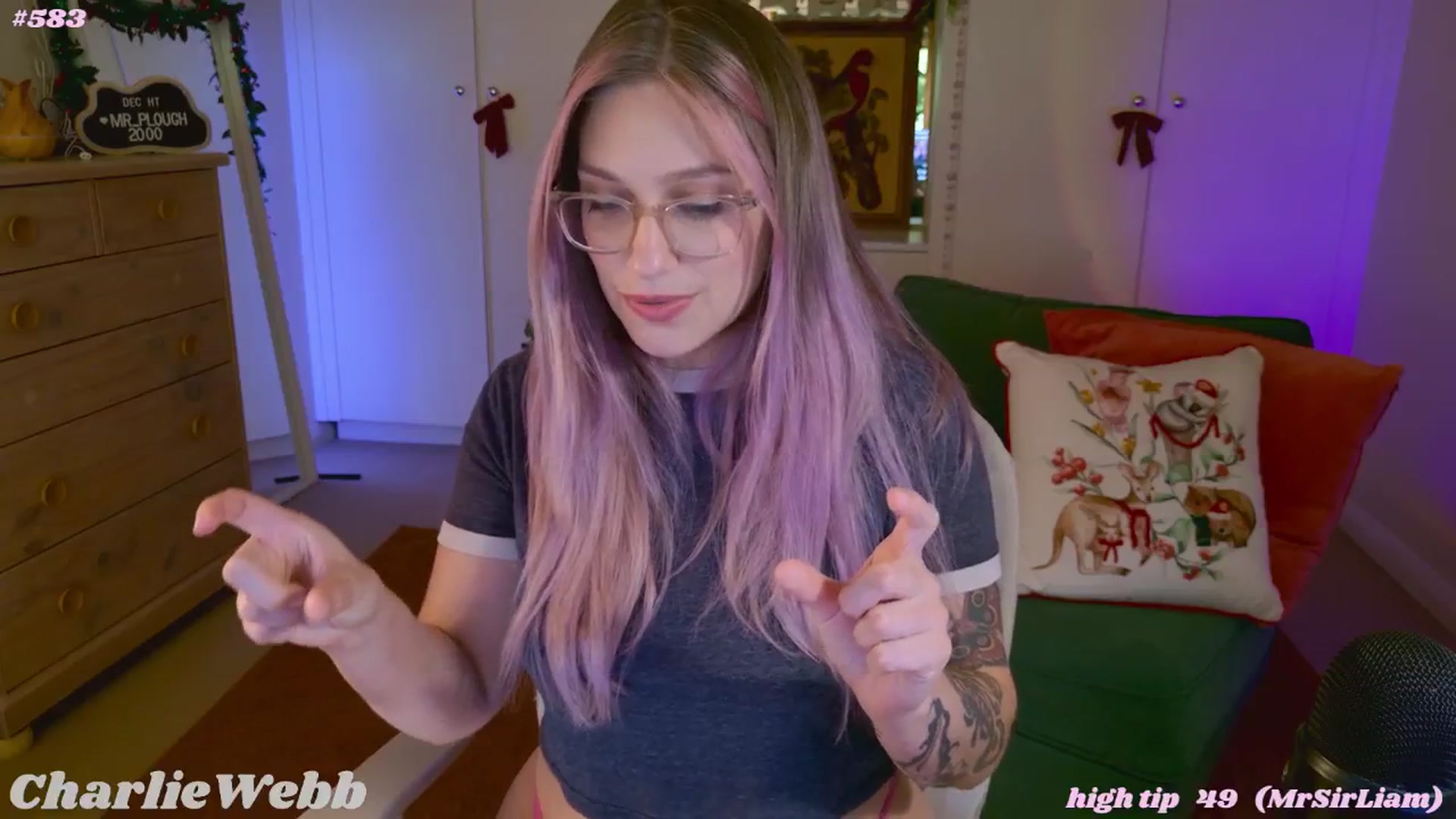 Gallery image thumbnail from CharlieWebb's myfreecams stream on, 12/30/2025, 04:43 image 8 of 20