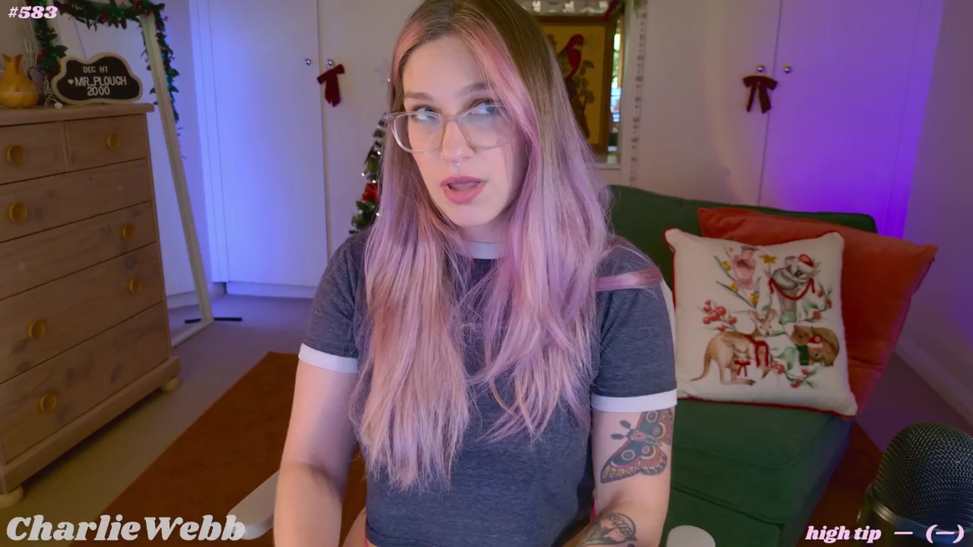 Gallery image thumbnail from CharlieWebb's myfreecams stream on, 12/30/2025, 04:43 image 1 of 20