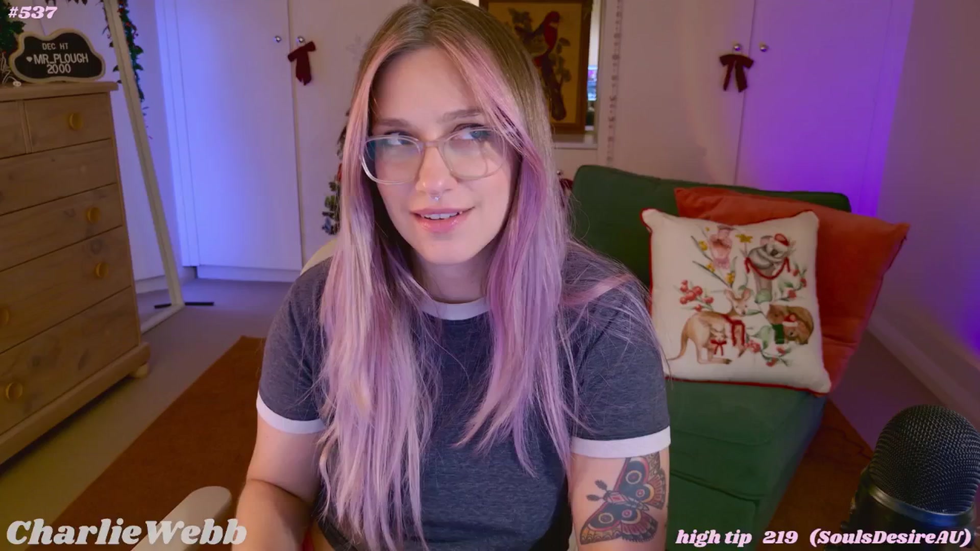 Gallery image thumbnail from CharlieWebb's myfreecams stream on, 12/30/2025, 08:55 image 1 of 20