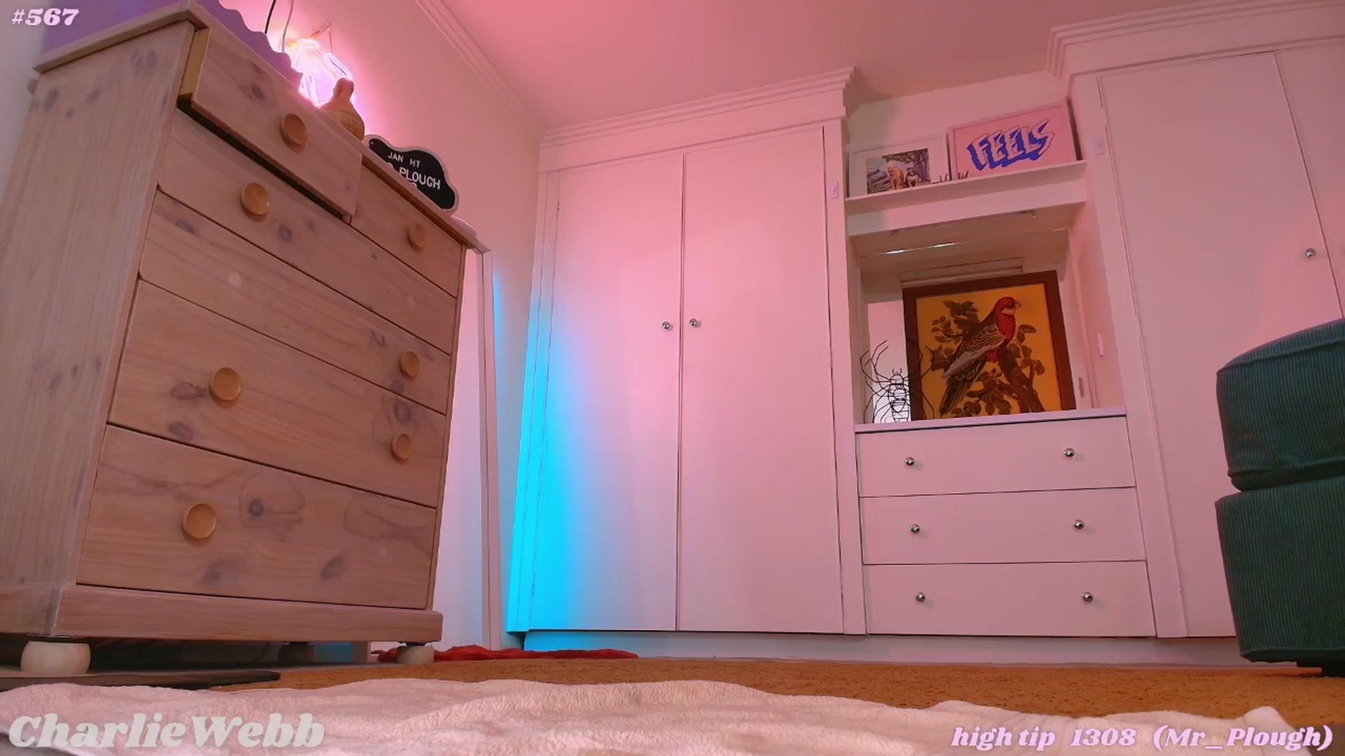 Gallery image thumbnail from CharlieWebb's myfreecams stream on, 01/08/2026, 08:27 image 17 of 20