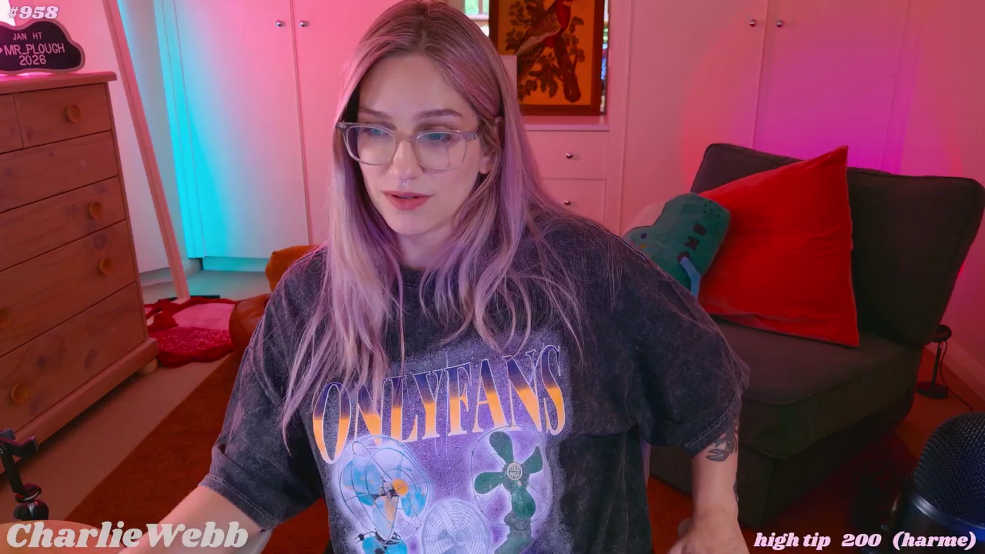 Gallery image thumbnail from CharlieWebb's myfreecams stream on, 01/29/2026, 08:04 image 4 of 20