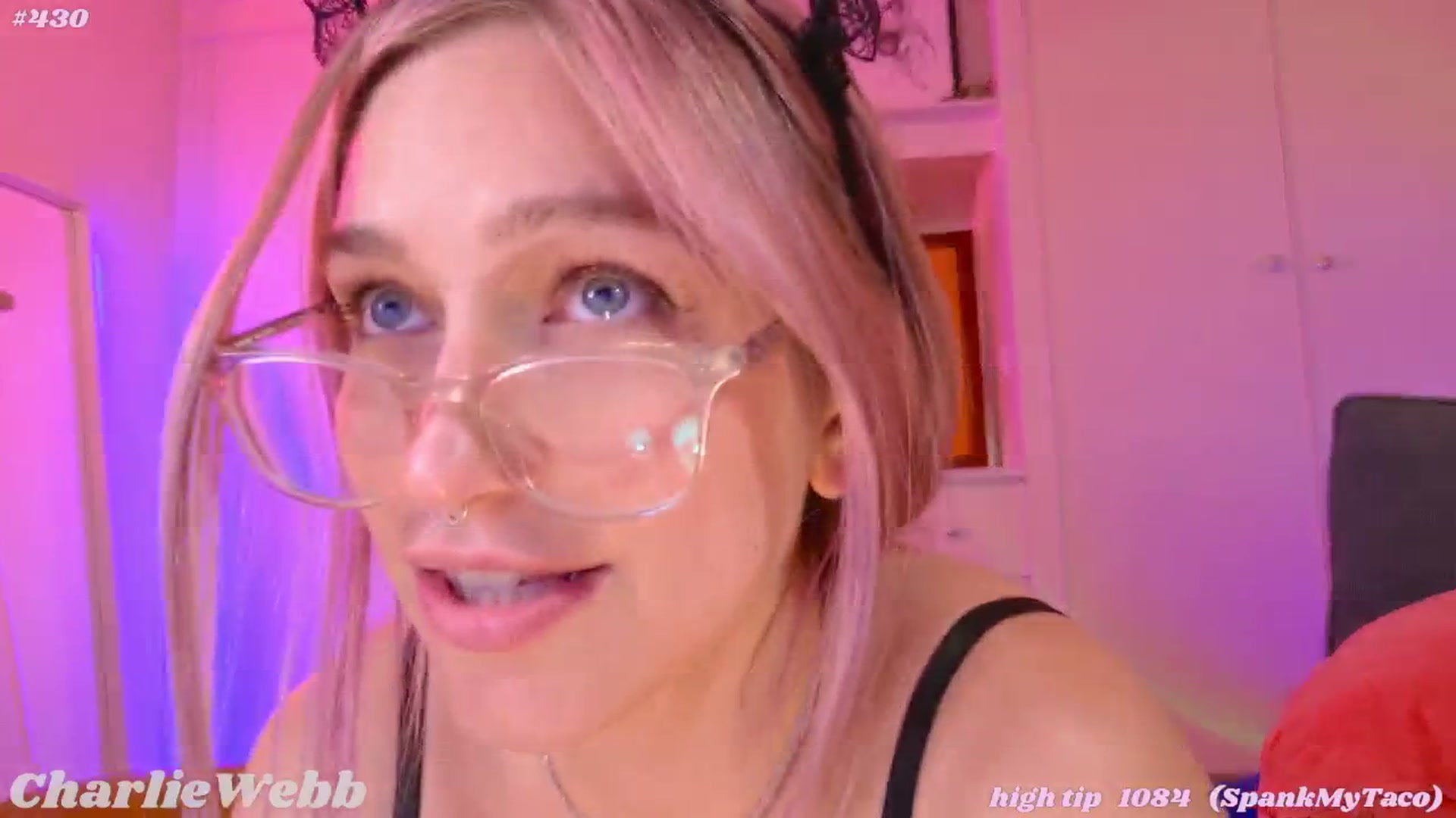 Gallery image thumbnail from CharlieWebb's myfreecams stream on, 02/03/2026, 08:42 image 14 of 20