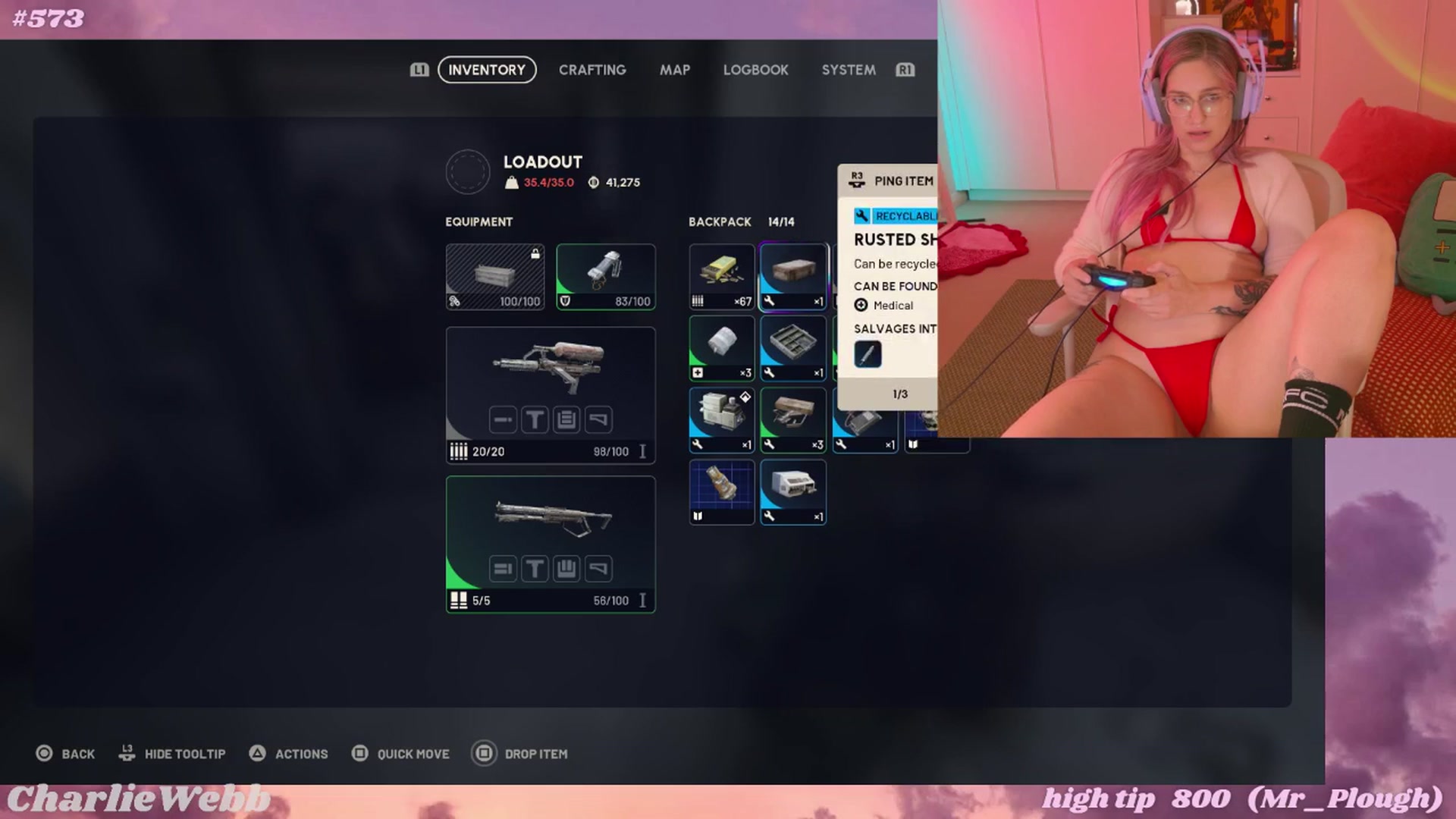 Gallery image thumbnail from CharlieWebb's myfreecams stream on, 03/22/2026, 13:19 image 7 of 20