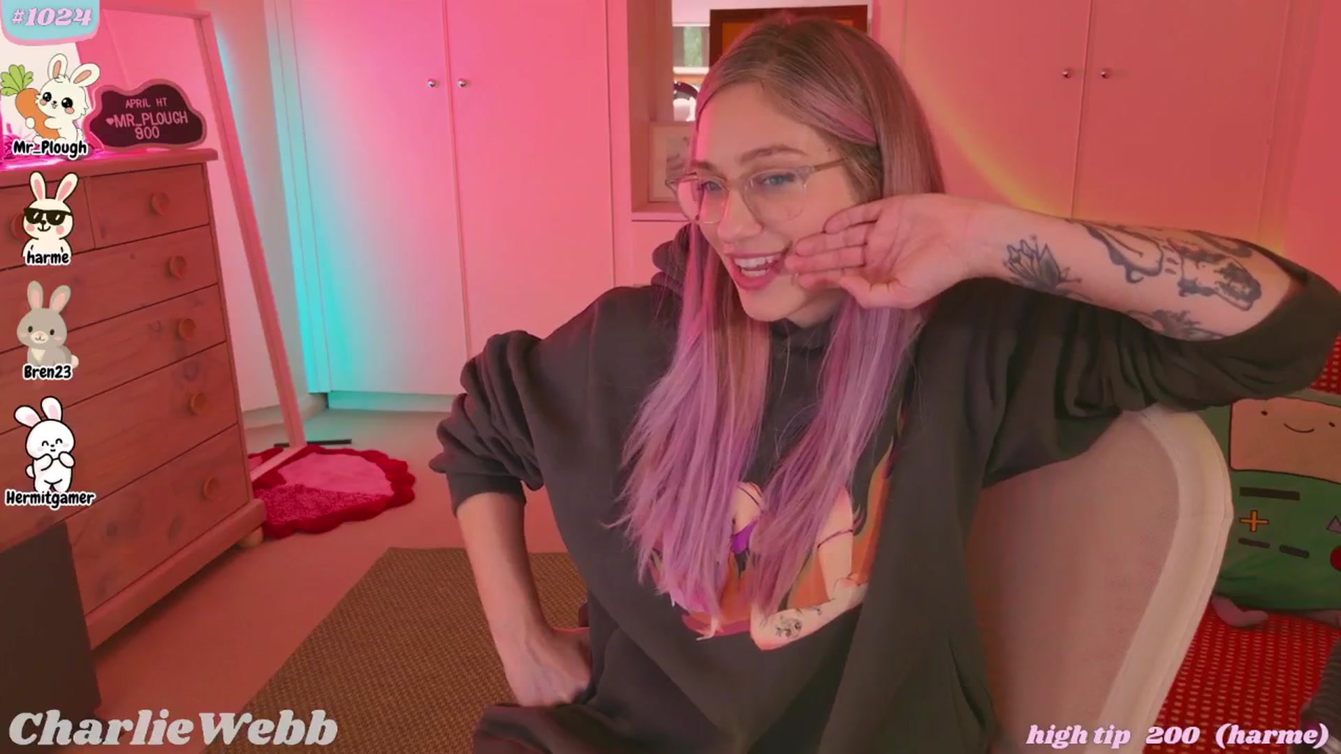 Gallery image thumbnail from CharlieWebb's myfreecams stream on, 04/07/2026, 09:30 image 10 of 20