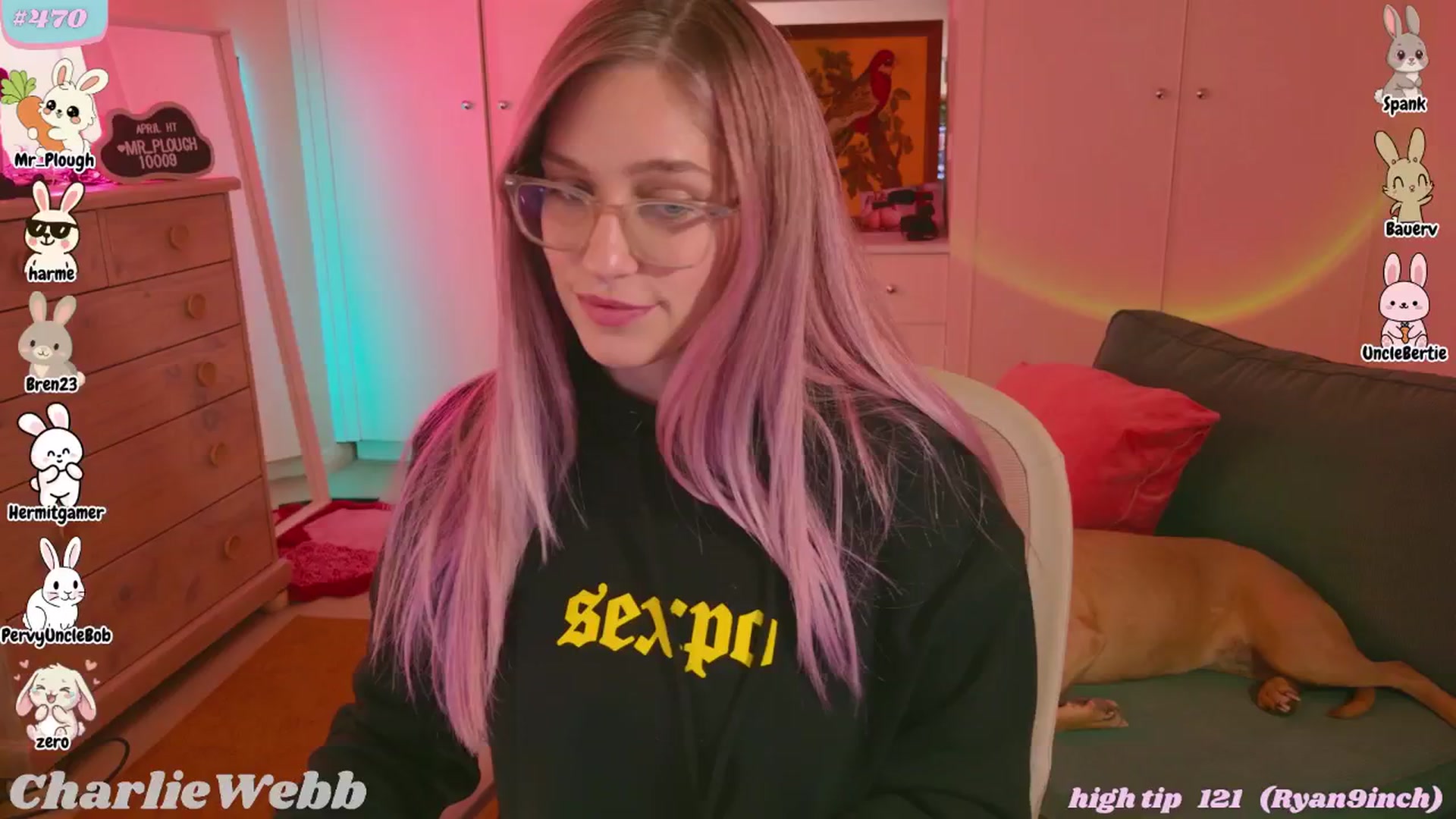 Gallery image thumbnail from CharlieWebb's myfreecams stream on, 04/28/2026, 09:18 image 1 of 20