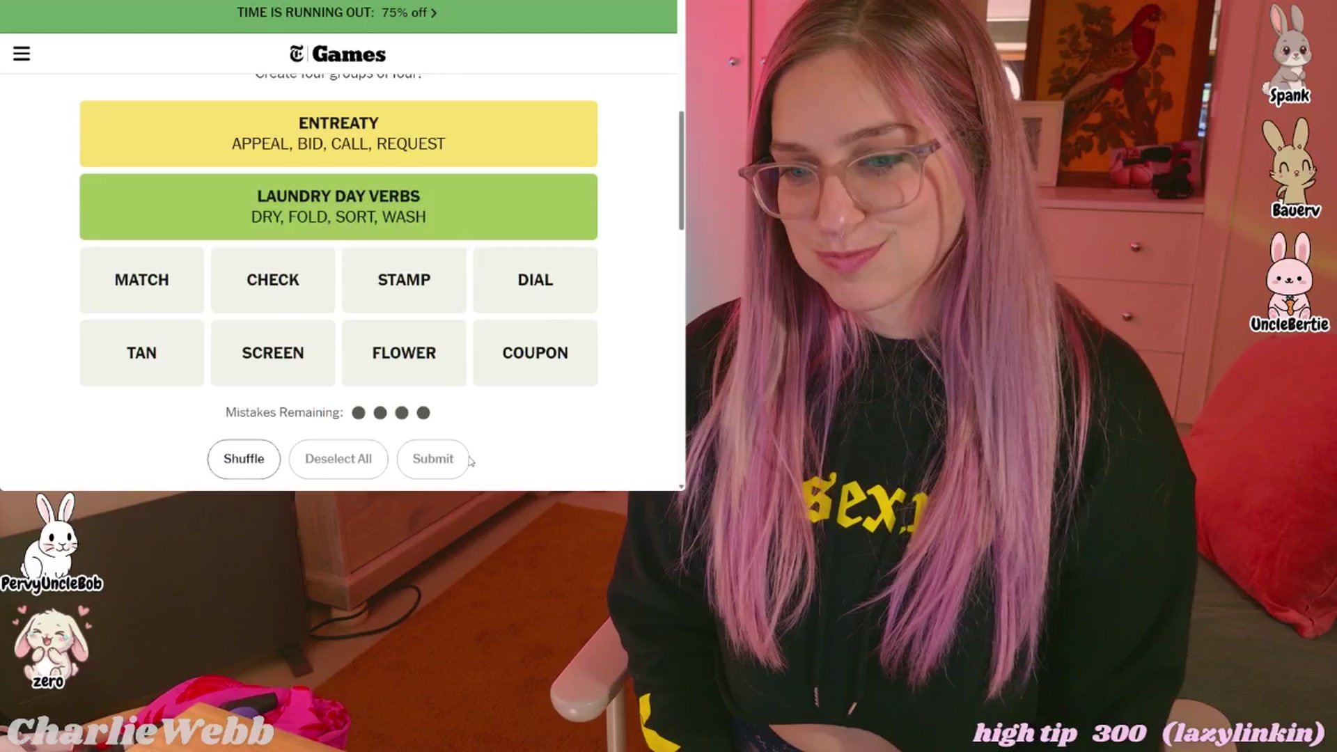 Gallery image thumbnail from CharlieWebb's myfreecams stream on, 04/28/2026, 09:18 image 10 of 20