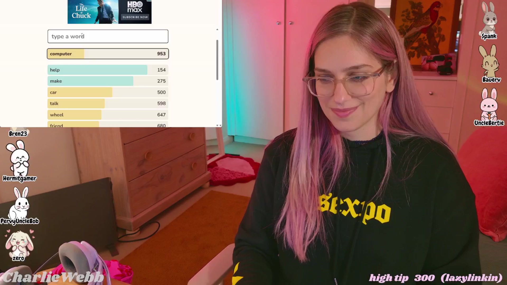 Gallery image thumbnail from CharlieWebb's myfreecams stream on, 04/28/2026, 09:18 image 14 of 20