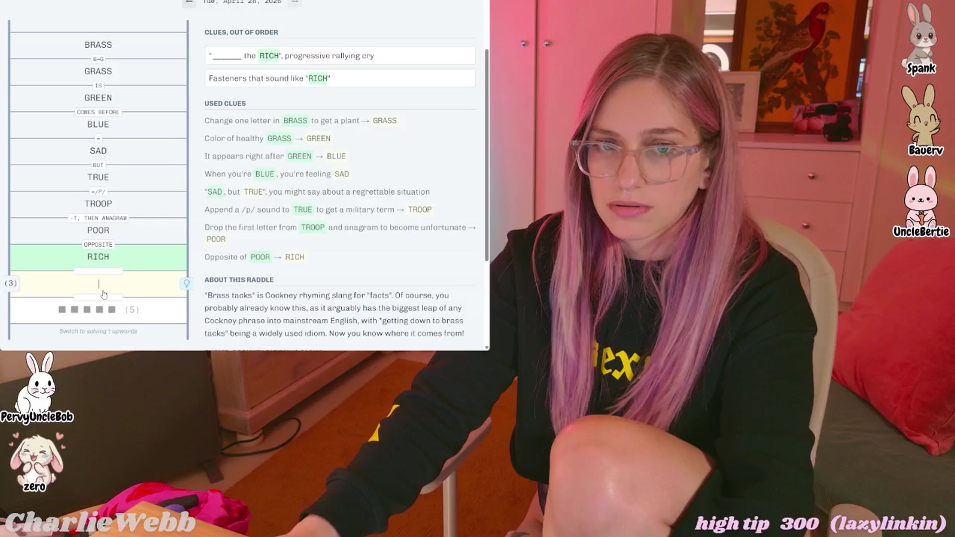 Gallery image thumbnail from CharlieWebb's myfreecams stream on, 04/28/2026, 09:18 image 13 of 20
