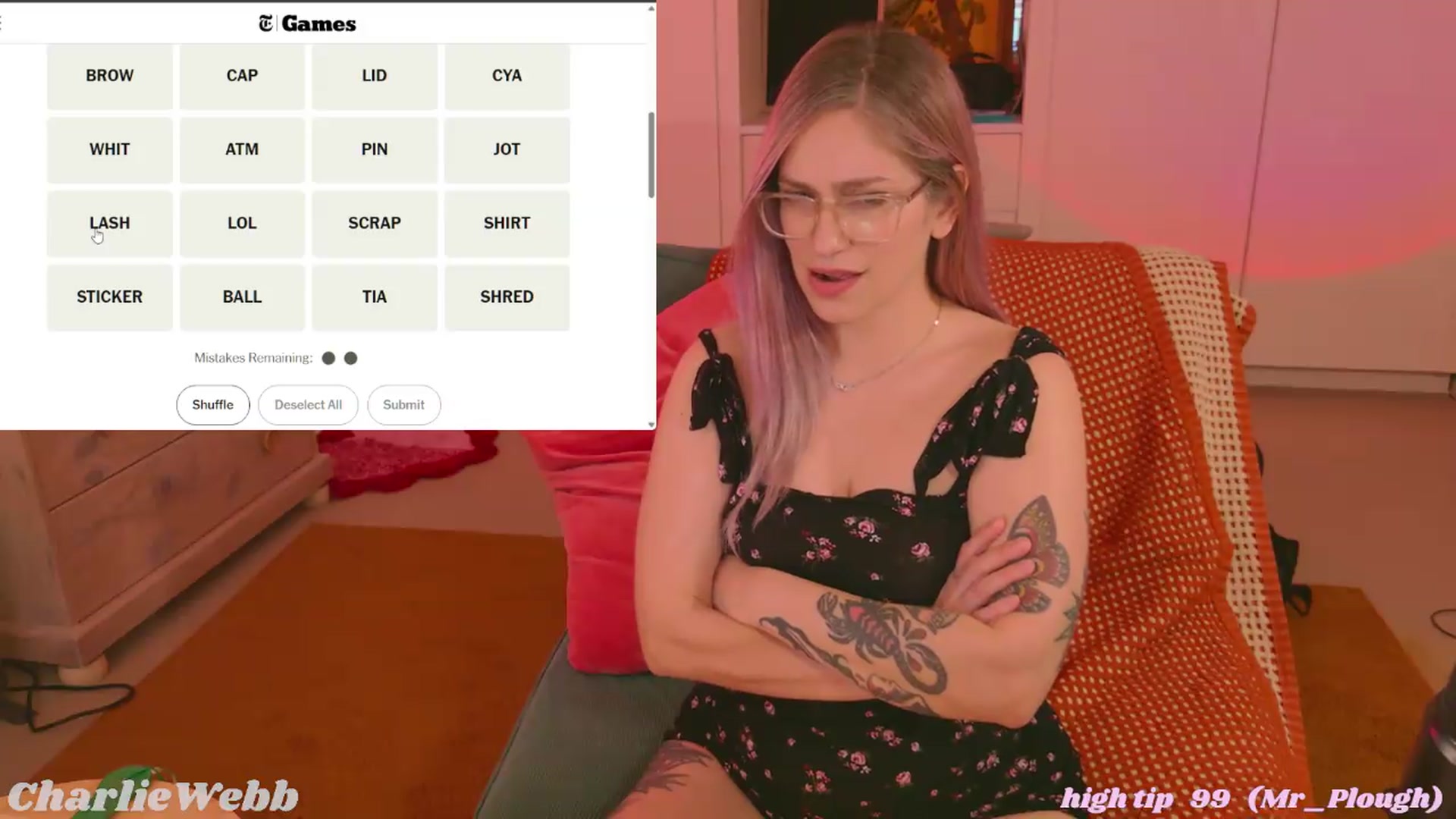 Gallery image thumbnail from CharlieWebb's myfreecams stream on, 05/25/2026, 04:26 image 9 of 20