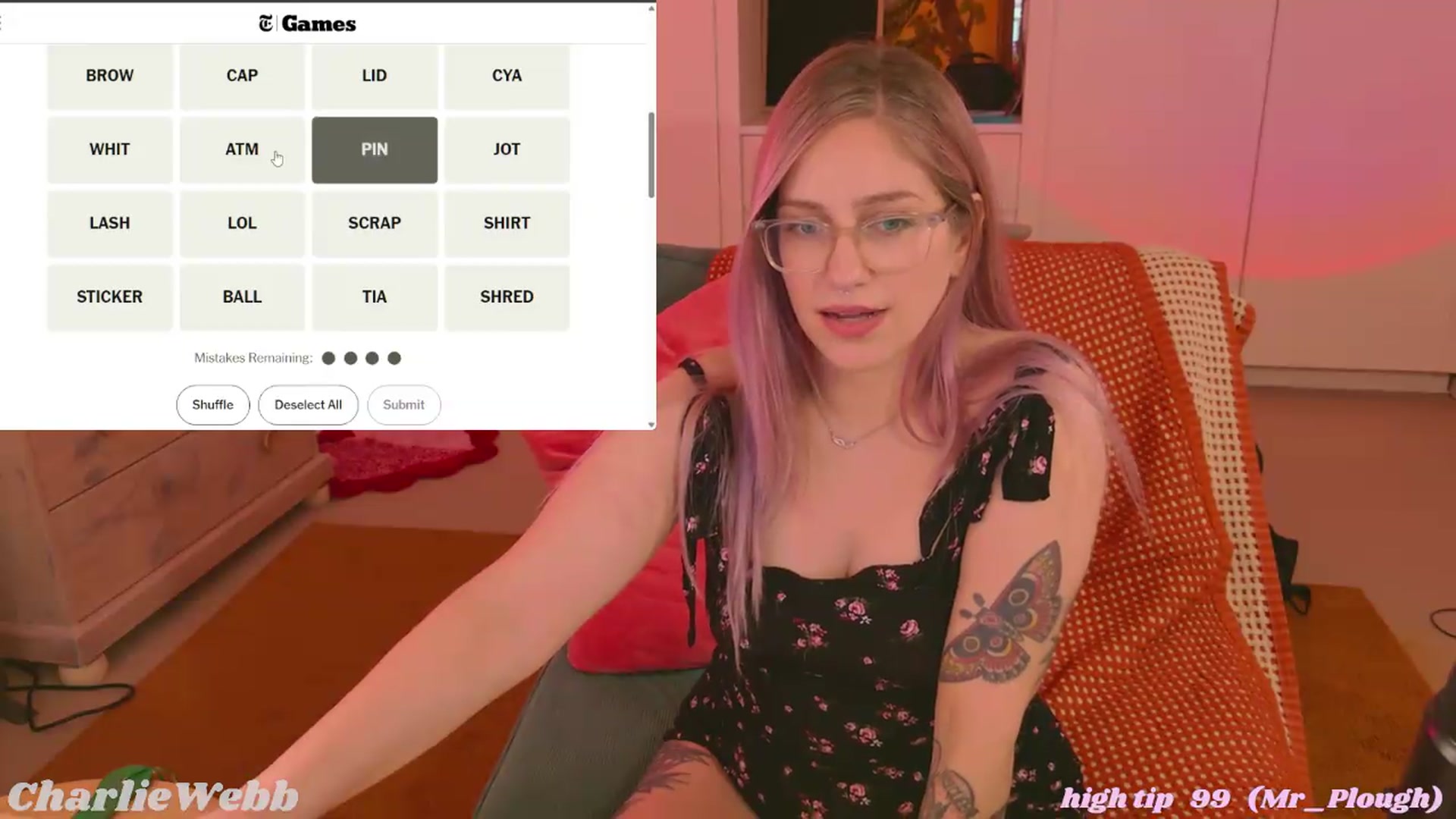 Gallery image thumbnail from CharlieWebb's myfreecams stream on, 05/25/2026, 04:26 image 7 of 20