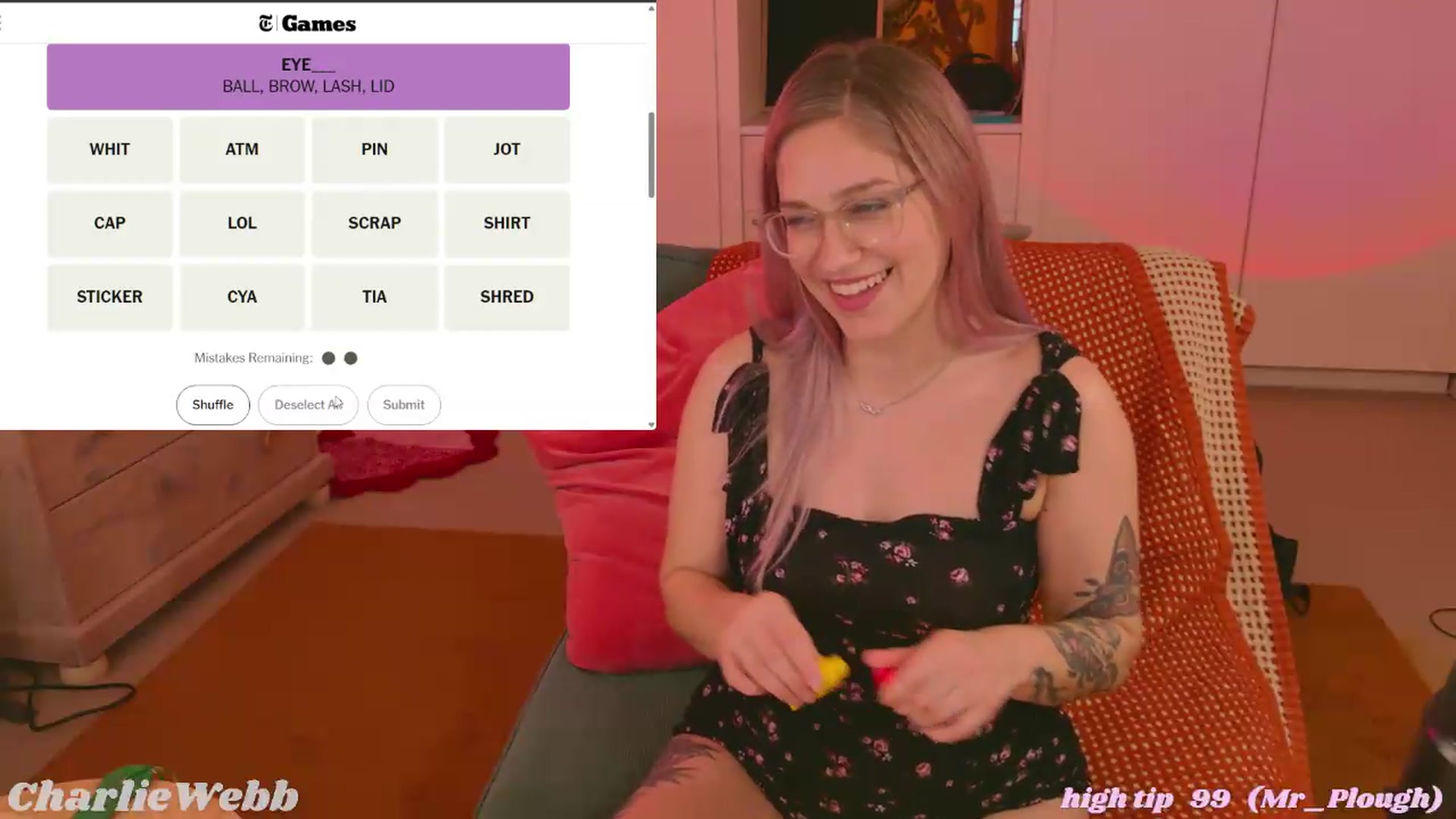 Gallery image thumbnail from CharlieWebb's myfreecams stream on, 05/25/2026, 04:26 image 14 of 20