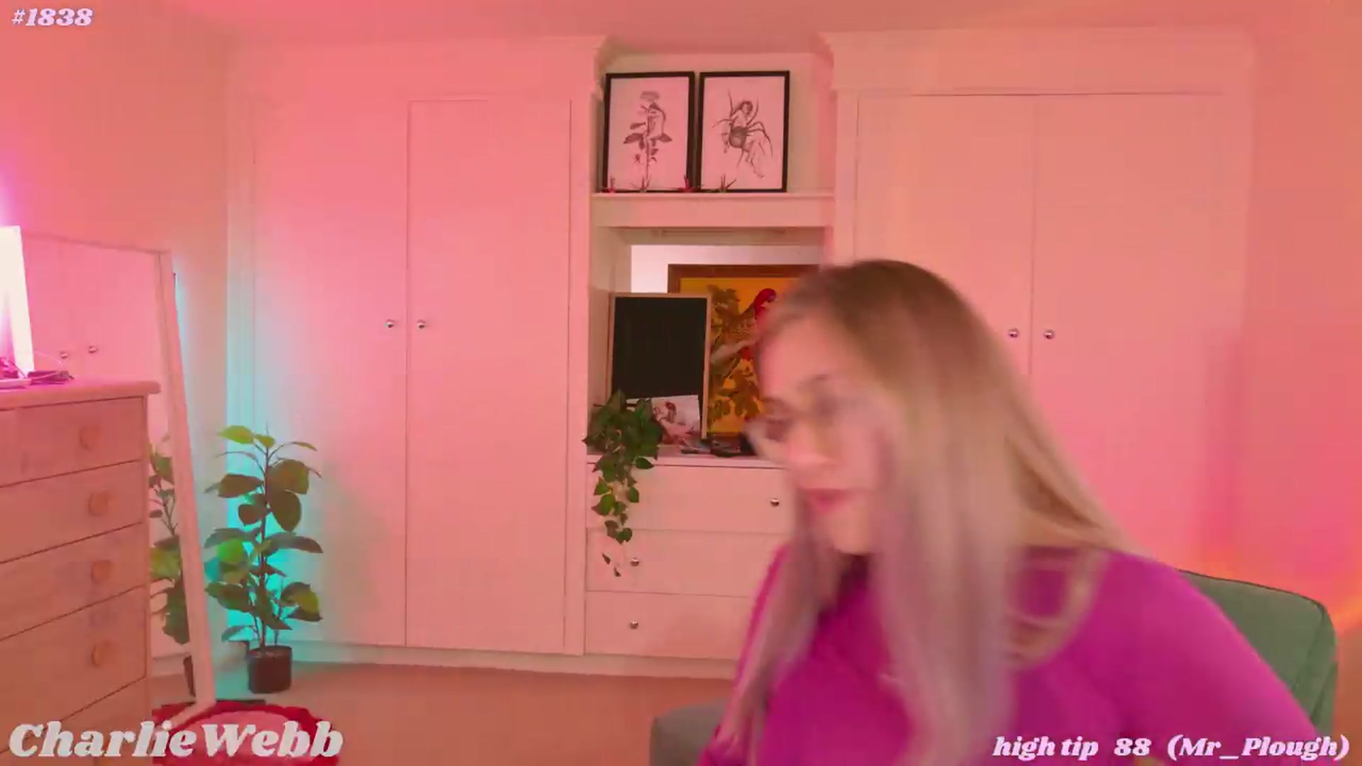 Gallery image thumbnail from CharlieWebb's myfreecams stream on, 07/14/2026, 08:50 image 3 of 20