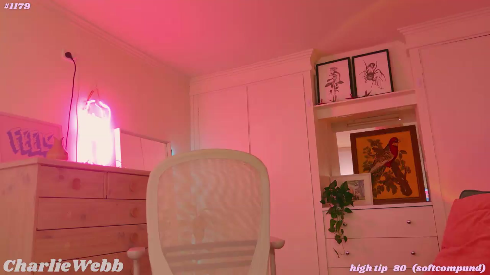 Gallery image thumbnail from CharlieWebb's myfreecams stream on, 07/27/2026, 05:16 image 4 of 20