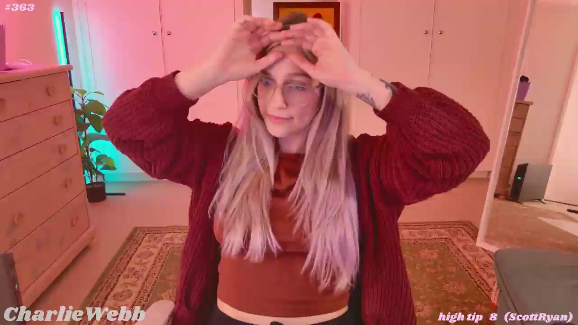 Gallery image thumbnail from CharlieWebb's myfreecams stream on, 08/11/2026, 07:14 image 6 of 20