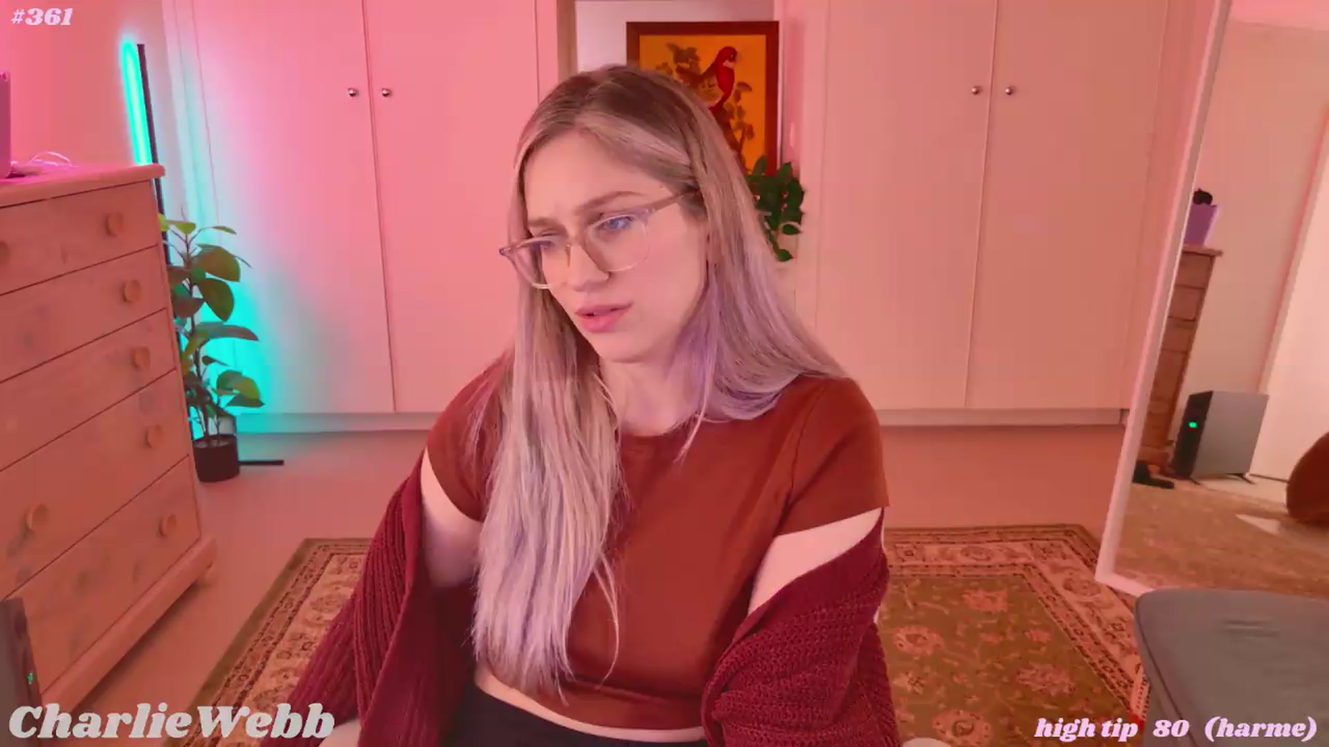Gallery image thumbnail from CharlieWebb's myfreecams stream on, 08/11/2026, 07:14 image 16 of 20