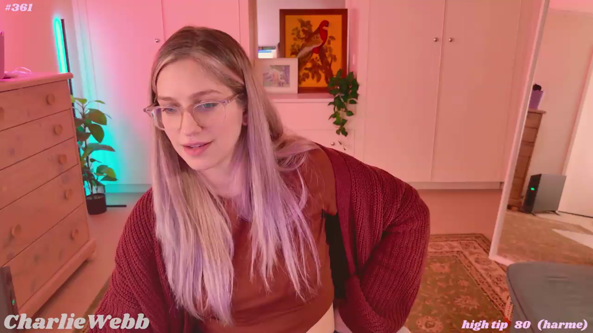Gallery image thumbnail from CharlieWebb's myfreecams stream on, 08/11/2026, 07:14 image 20 of 20