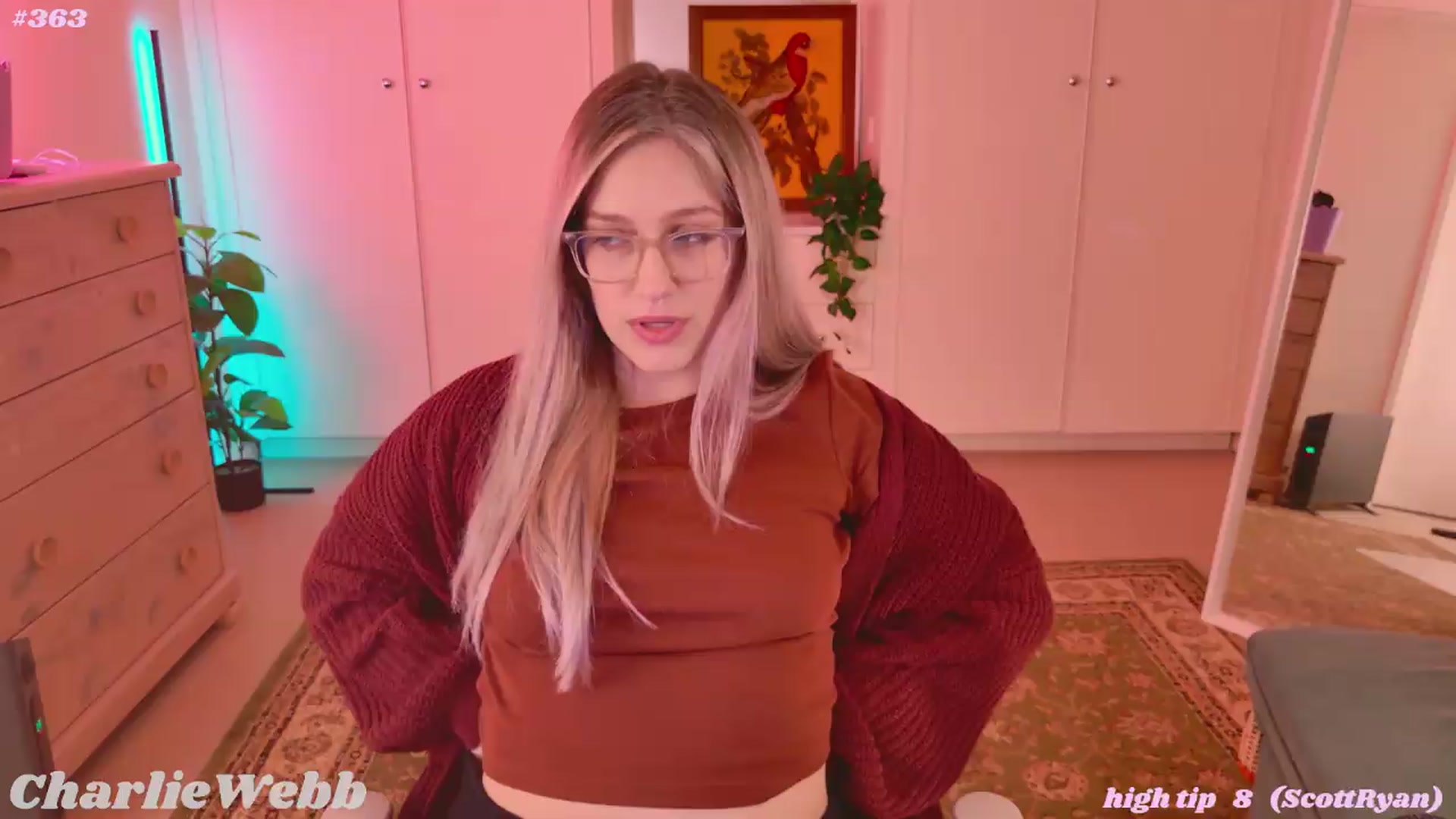 Gallery image thumbnail from CharlieWebb's myfreecams stream on, 08/11/2026, 07:14 image 4 of 20