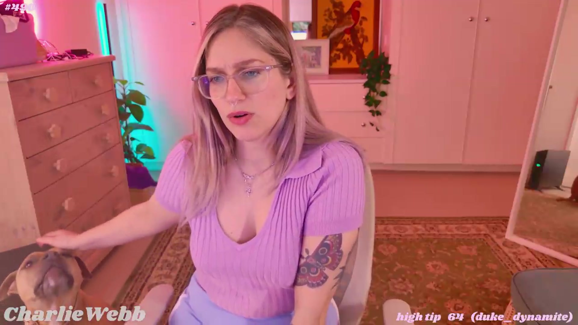 Gallery image thumbnail from CharlieWebb's myfreecams stream on, 08/25/2026, 09:07 image 5 of 20