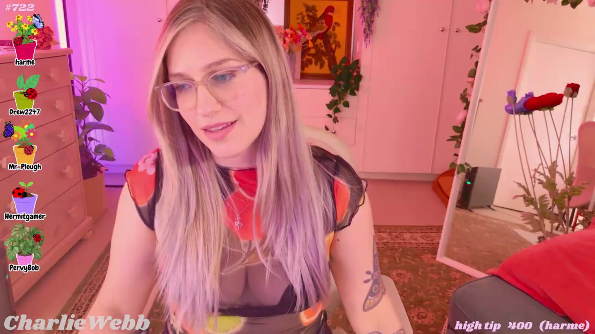 Gallery image thumbnail from CharlieWebb's myfreecams stream on, 09/10/2026, 08:04 image 7 of 20