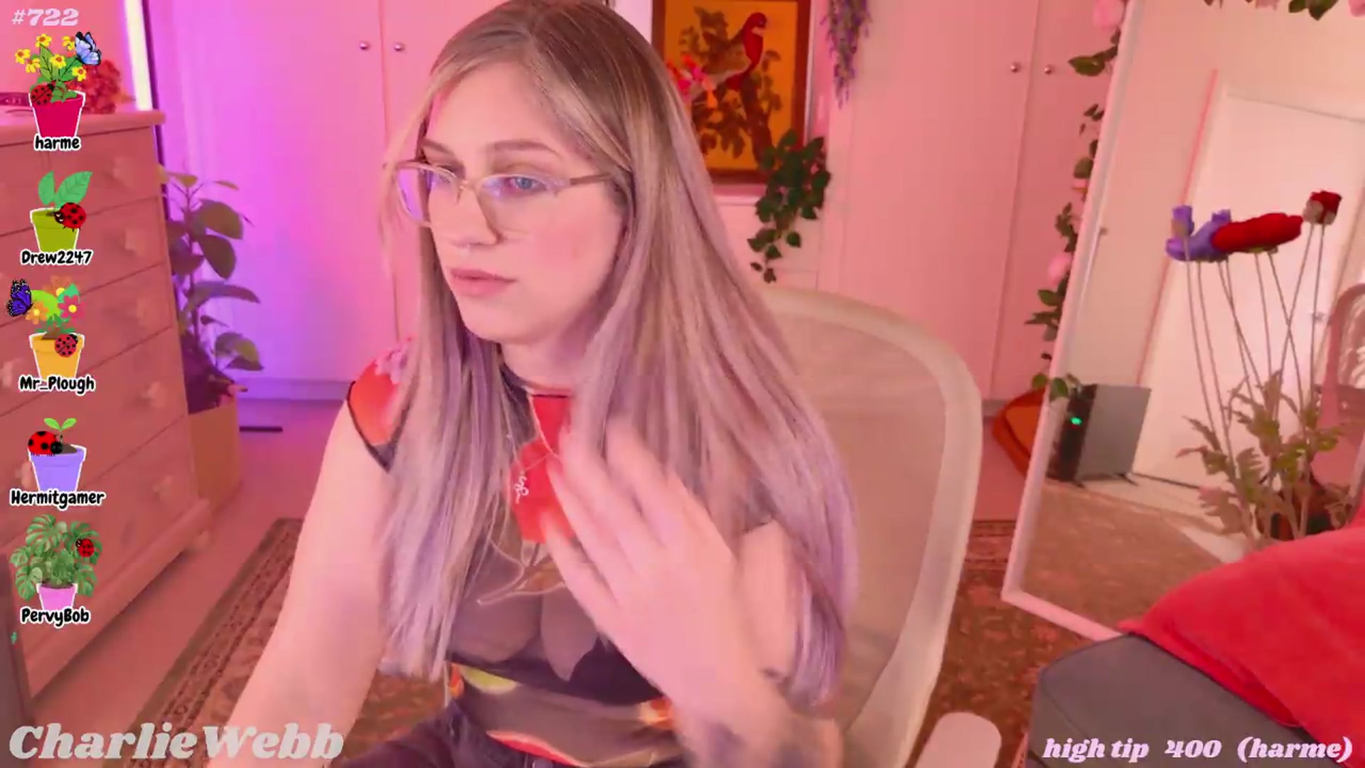 Gallery image thumbnail from CharlieWebb's myfreecams stream on, 09/10/2026, 08:04 image 4 of 20