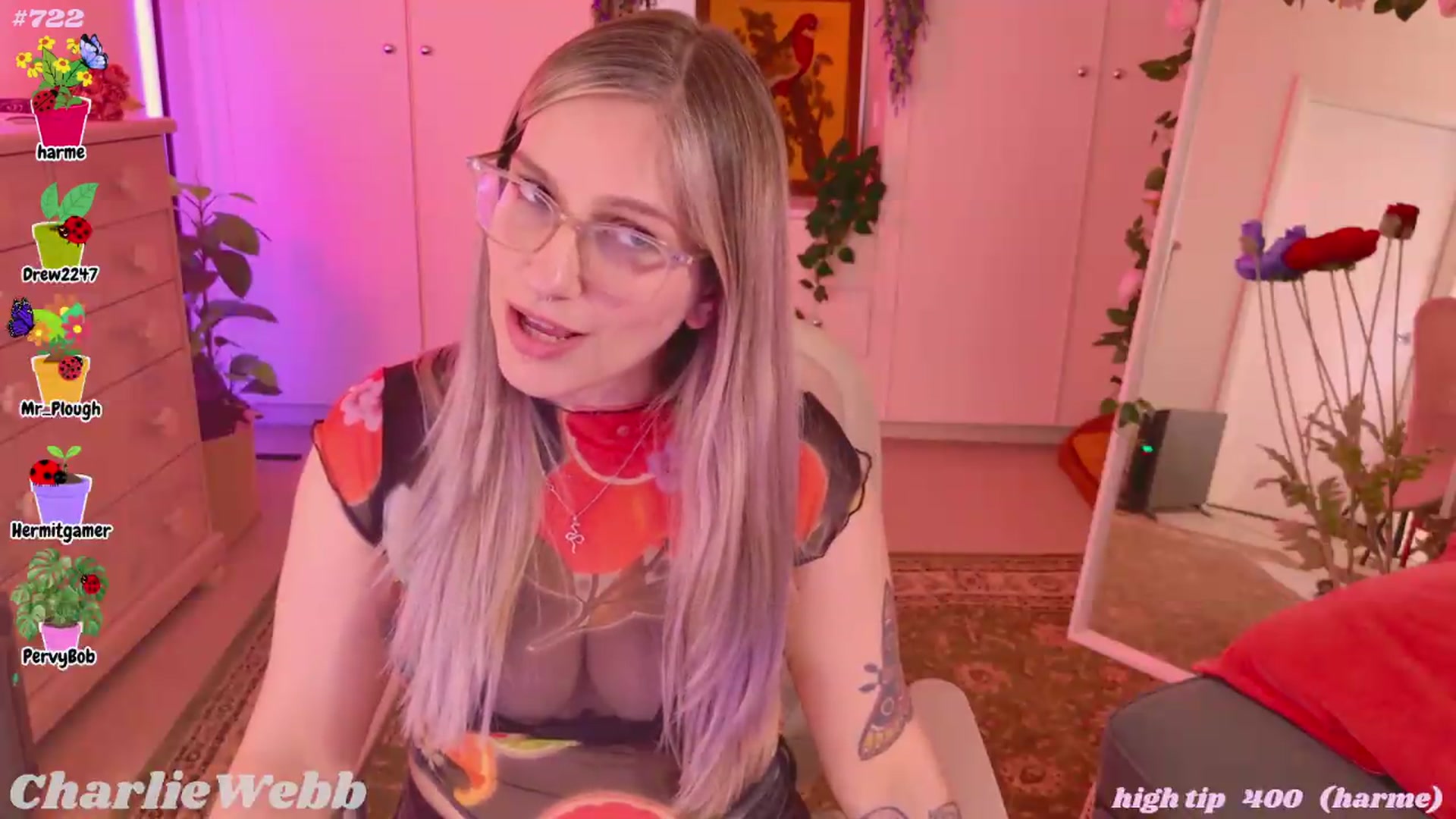 Gallery image thumbnail from CharlieWebb's myfreecams stream on, 09/10/2026, 08:04 image 9 of 20