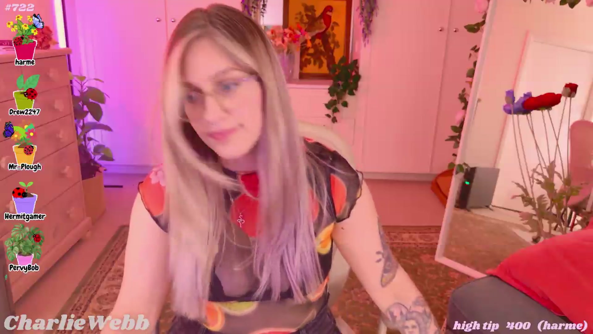 Gallery image thumbnail from CharlieWebb's myfreecams stream on, 09/10/2026, 08:04 image 6 of 20