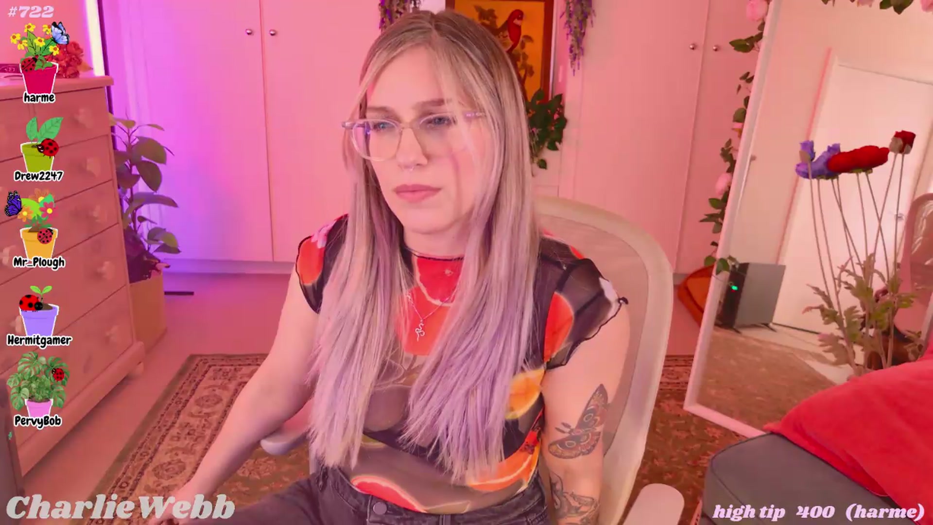 Gallery image thumbnail from CharlieWebb's myfreecams stream on, 09/10/2026, 08:04 image 2 of 20