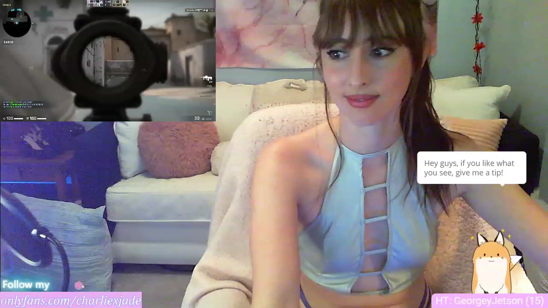 Gallery image thumbnail from Charliexjade's myfreecams stream on, 02/06/2023, 05:05 image 10 of 20