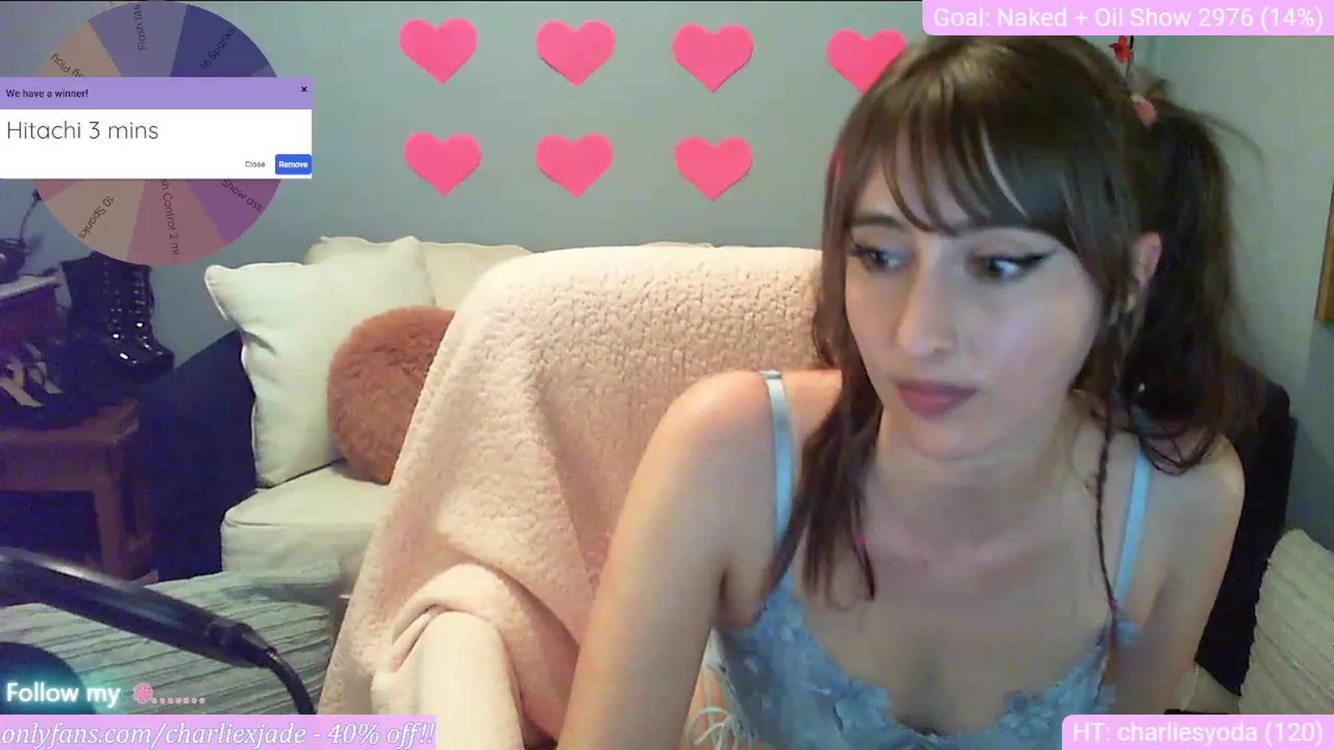 Gallery image thumbnail from Charliexjade's myfreecams stream on, 03/19/2023, 04:40 image 7 of 20