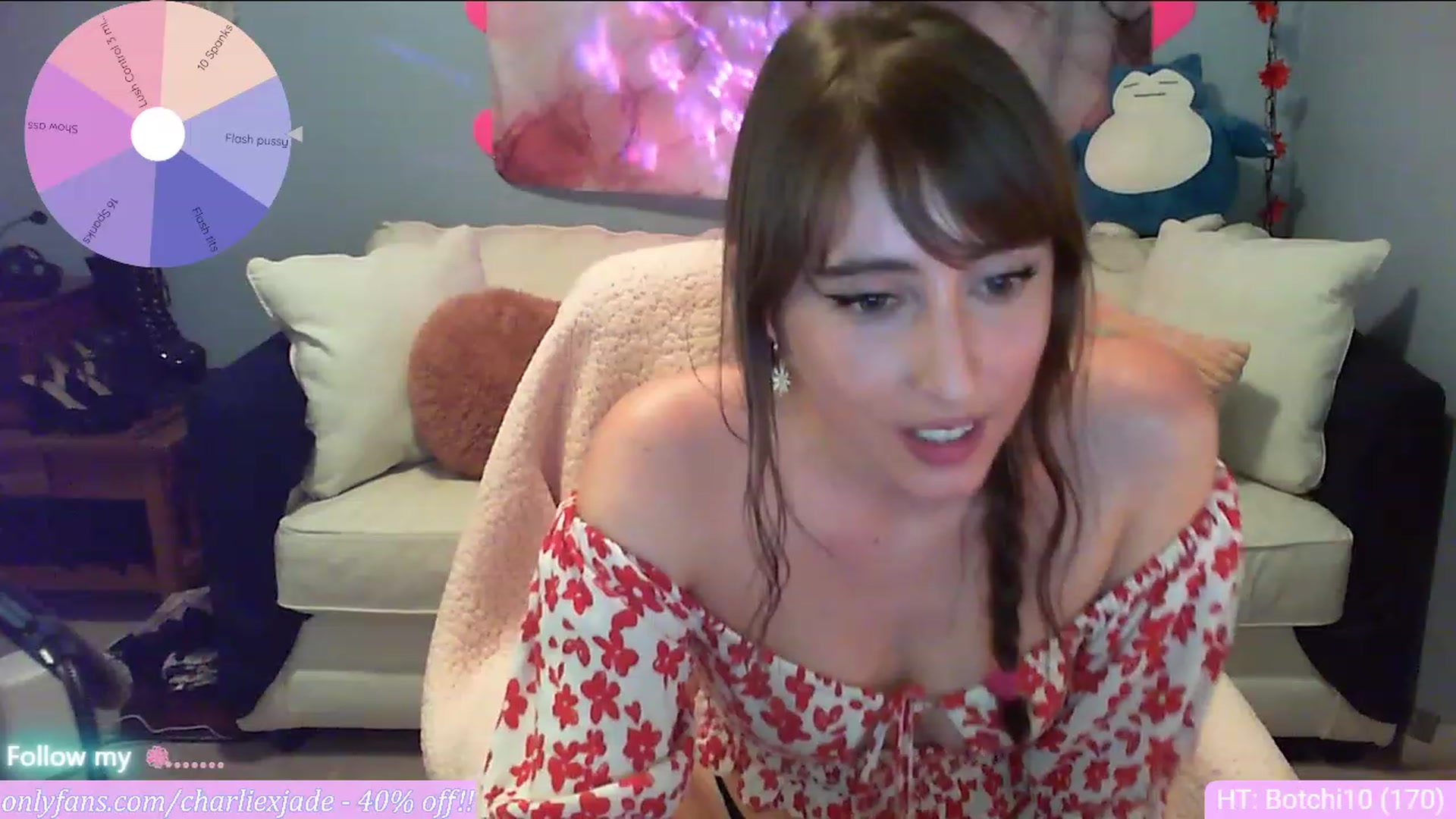 Gallery image thumbnail from Charliexjade's myfreecams stream on, 04/09/2023, 08:22 image 4 of 20