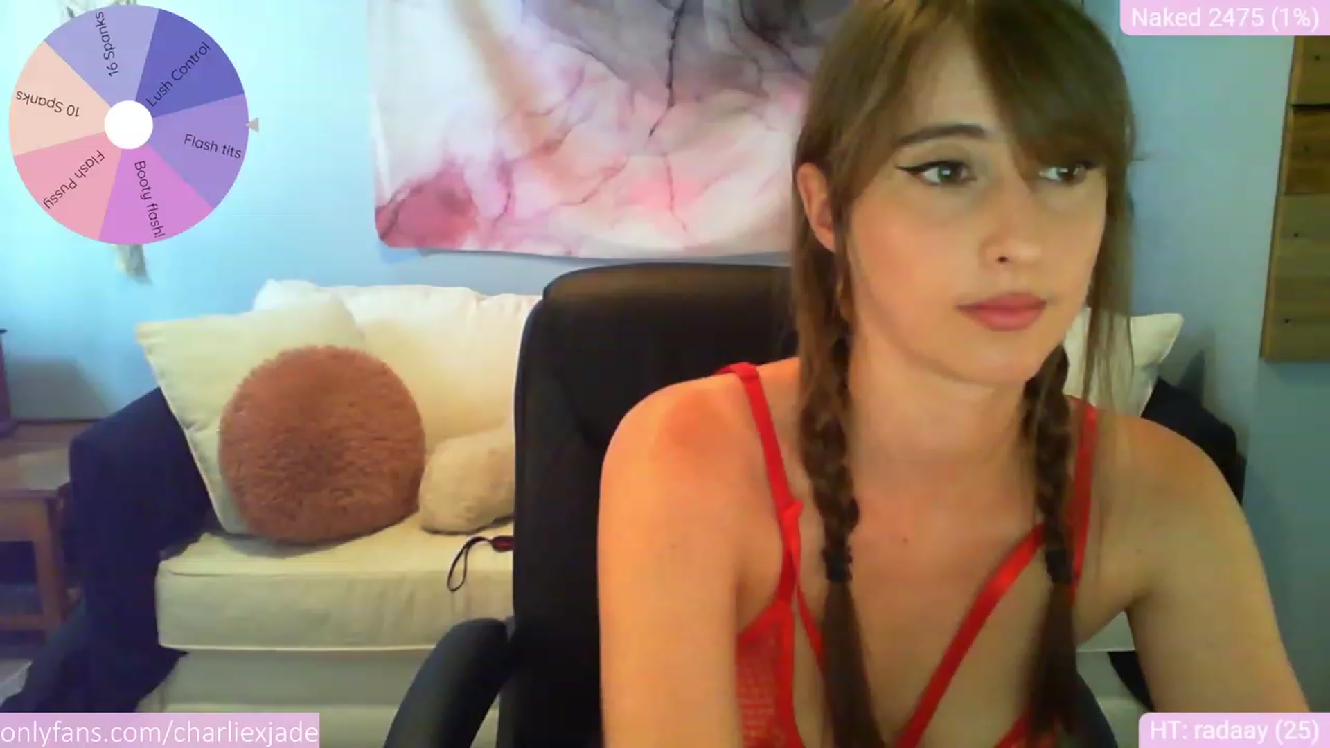 Gallery image thumbnail from Charliexjade's myfreecams stream on, 05/31/2023, 16:40 image 18 of 20