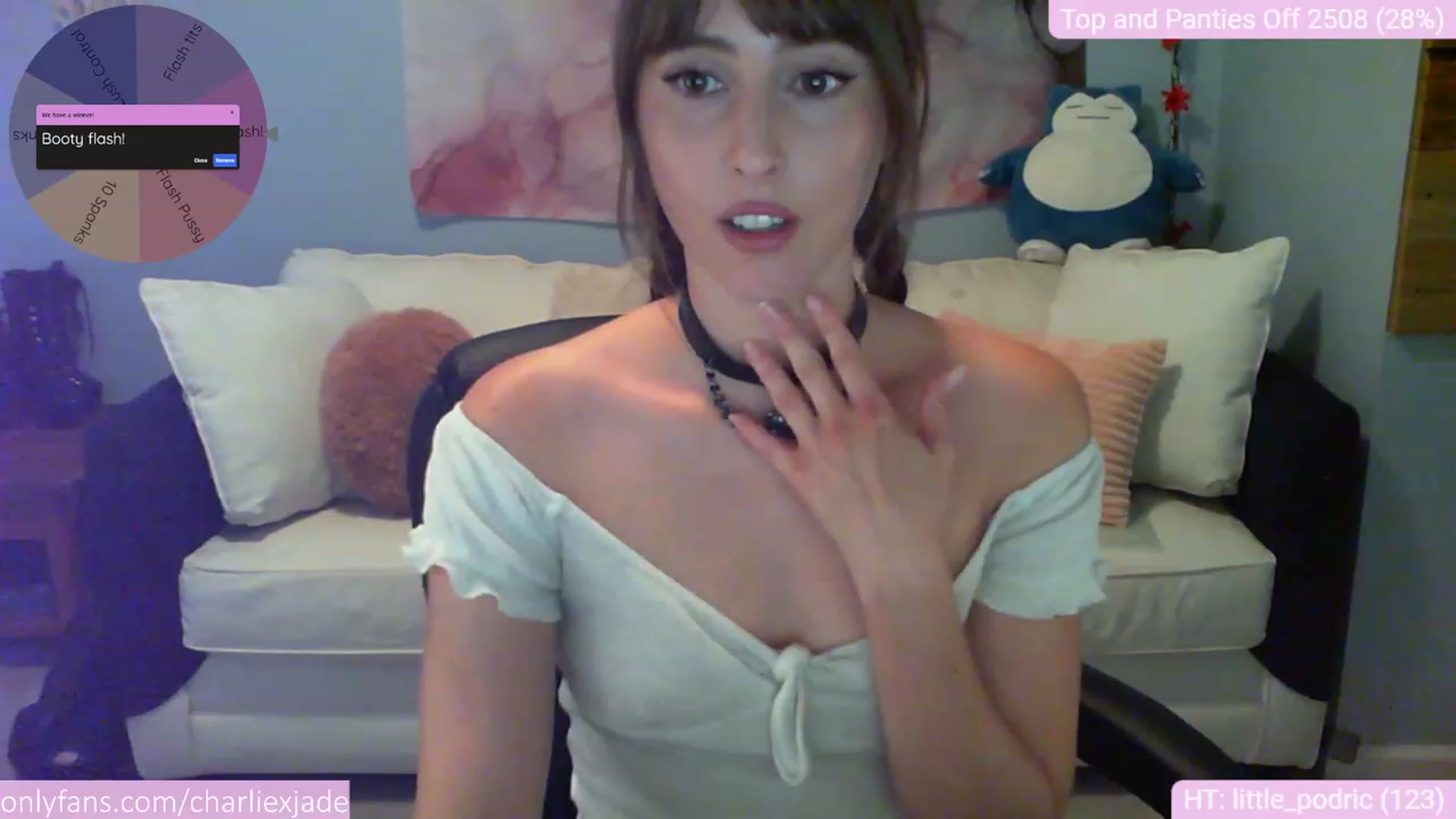 Gallery image thumbnail from Charliexjade's myfreecams stream on, 06/11/2023, 21:08 image 3 of 20