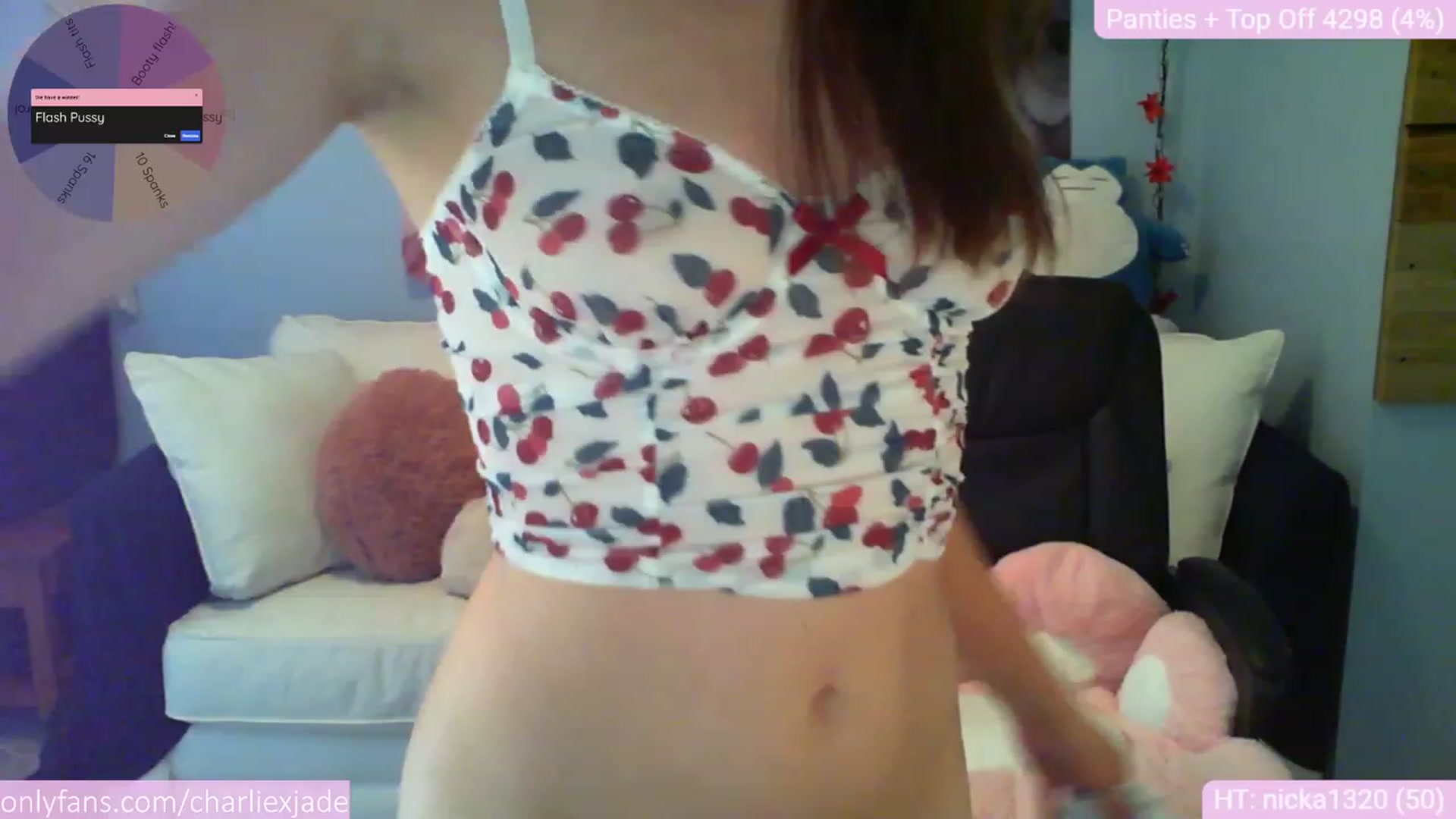 Gallery image thumbnail from Charliexjade's myfreecams stream on, 07/06/2023, 19:27 image 3 of 20