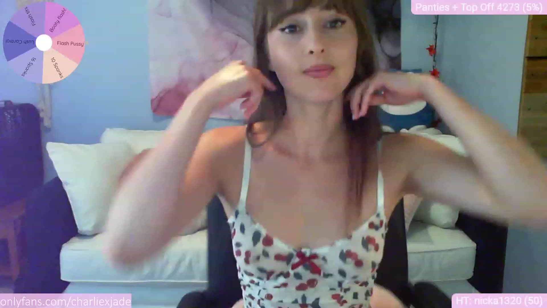 Gallery image thumbnail from Charliexjade's myfreecams stream on, 07/06/2023, 19:27 image 4 of 20