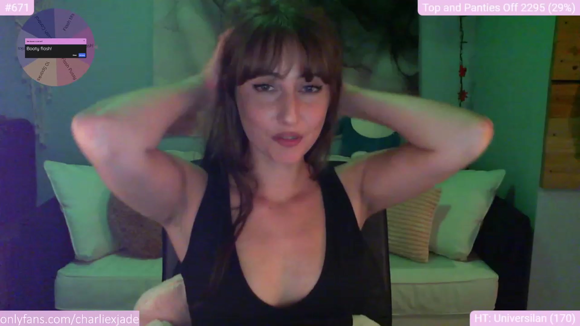 Gallery image thumbnail from Charliexjade's myfreecams stream on, 07/22/2023, 08:17 image 17 of 20