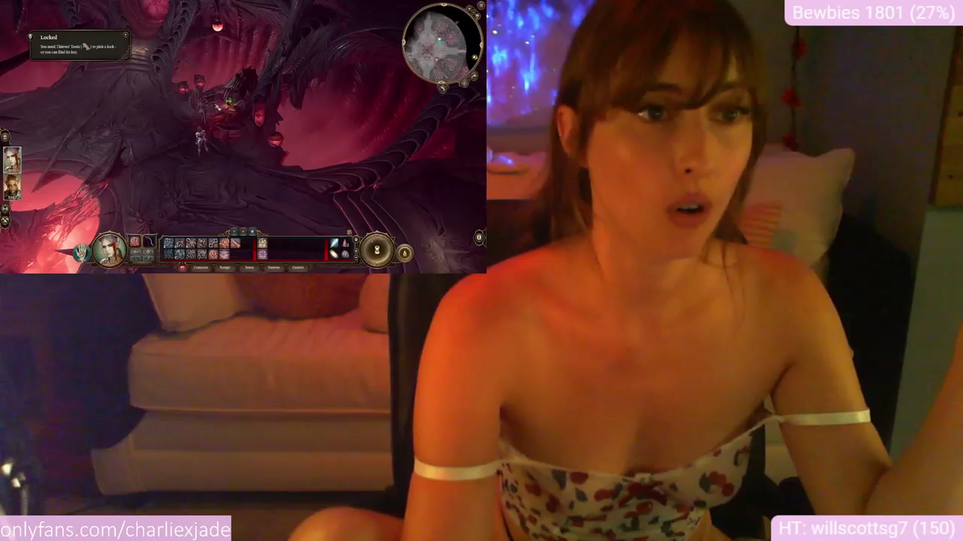 Gallery image thumbnail from Charliexjade's myfreecams stream on, 08/28/2023, 04:21 image 17 of 20