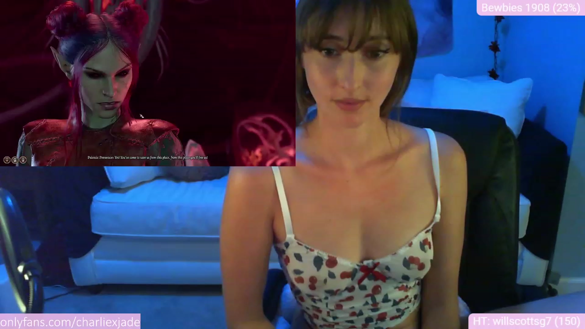 Gallery image thumbnail from Charliexjade's myfreecams stream on, 08/28/2023, 04:21 image 14 of 20