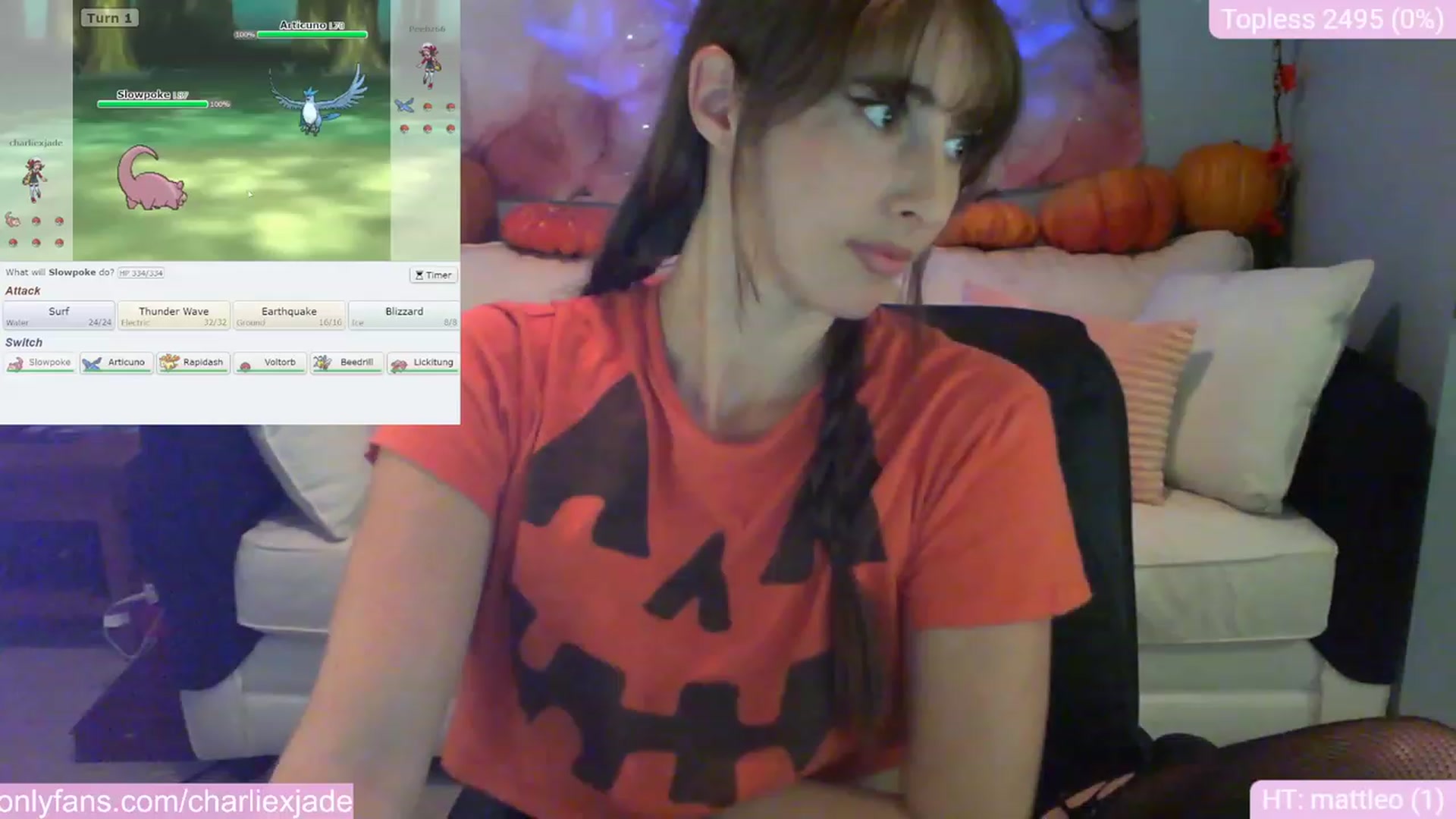 Gallery image thumbnail from Charliexjade's myfreecams stream on, 10/05/2023, 19:17 image 10 of 20