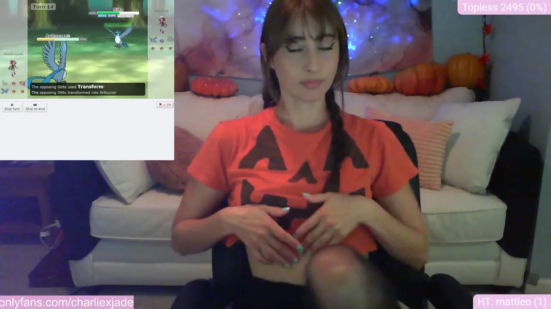 Gallery image thumbnail from Charliexjade's myfreecams stream on, 10/05/2023, 19:17 image 15 of 20